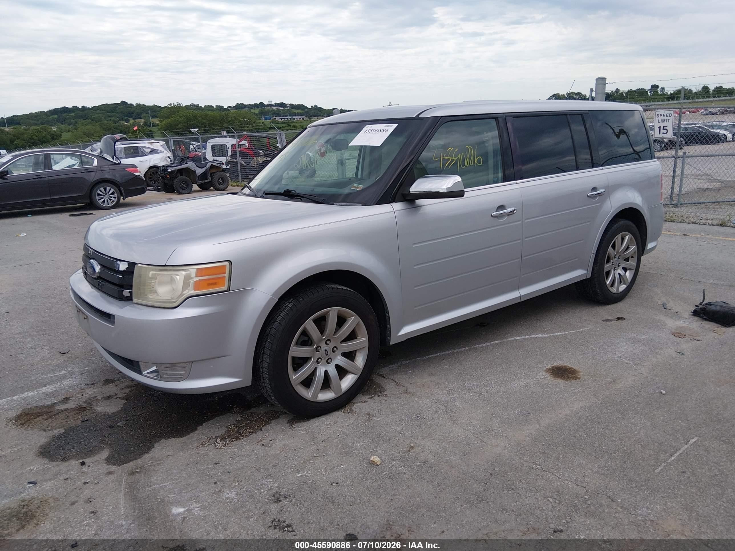 2009 Ford Flex Limited Silver vin: 2FMEK63C49BB02143