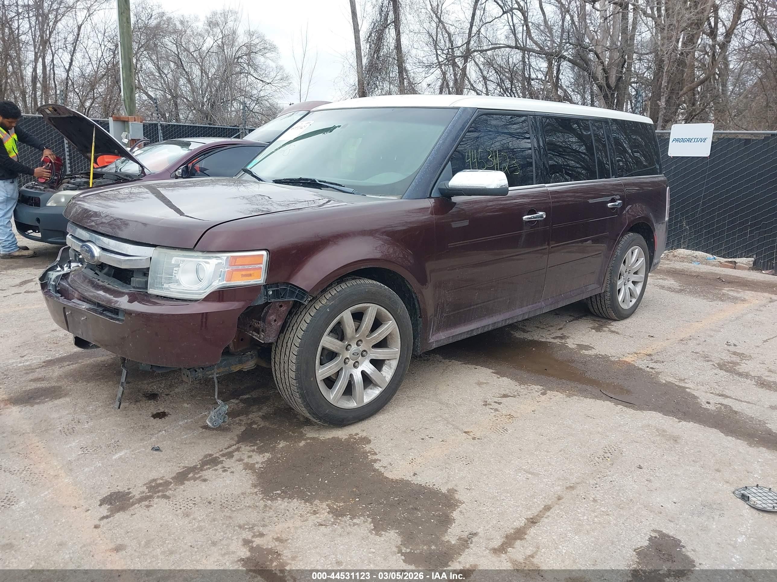 2009 Ford Flex Limited Purple vin: 2FMEK63C69BA01816