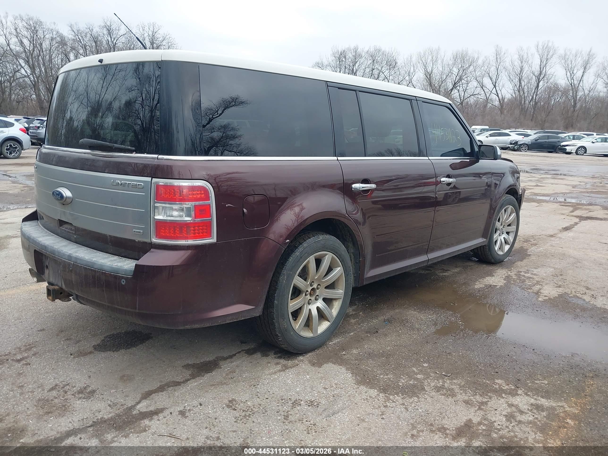 2009 Ford Flex Limited Purple vin: 2FMEK63C69BA01816