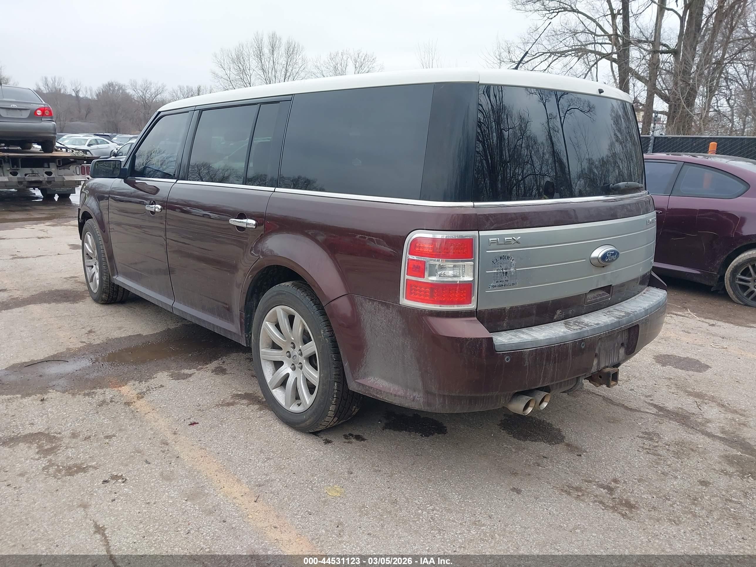 2009 Ford Flex Limited Purple vin: 2FMEK63C69BA01816