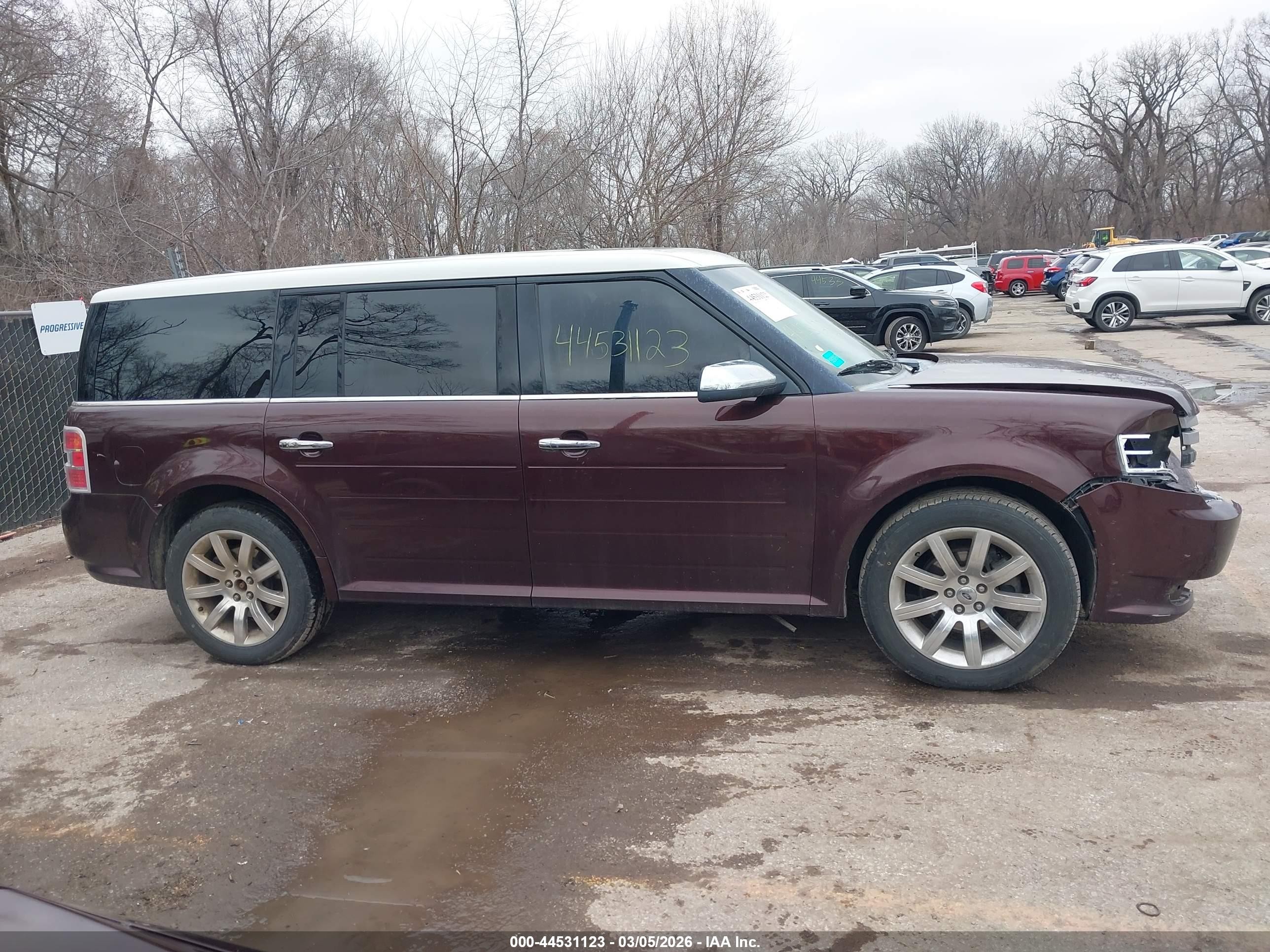 2009 Ford Flex Limited Purple vin: 2FMEK63C69BA01816