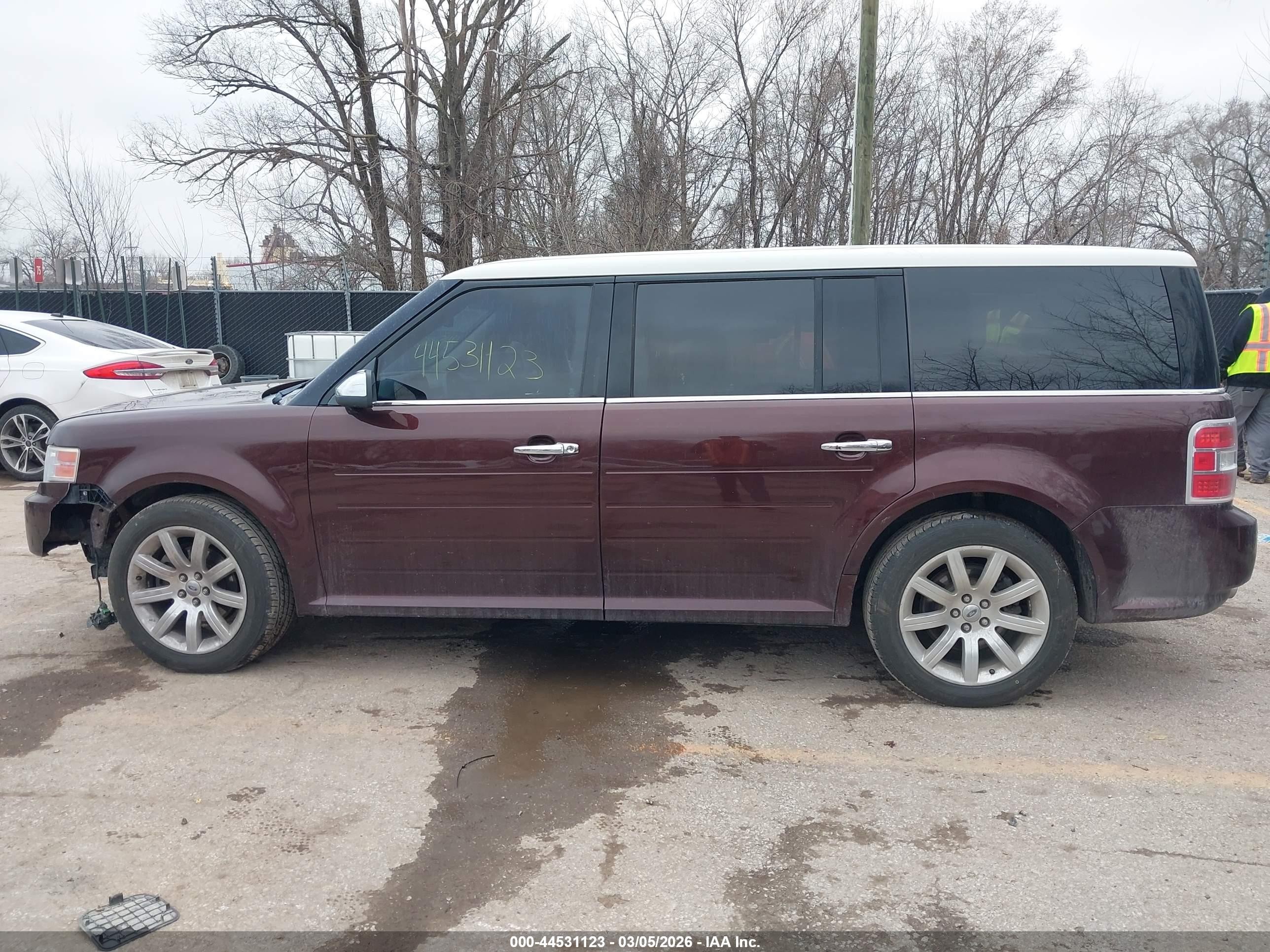 2009 Ford Flex Limited Purple vin: 2FMEK63C69BA01816