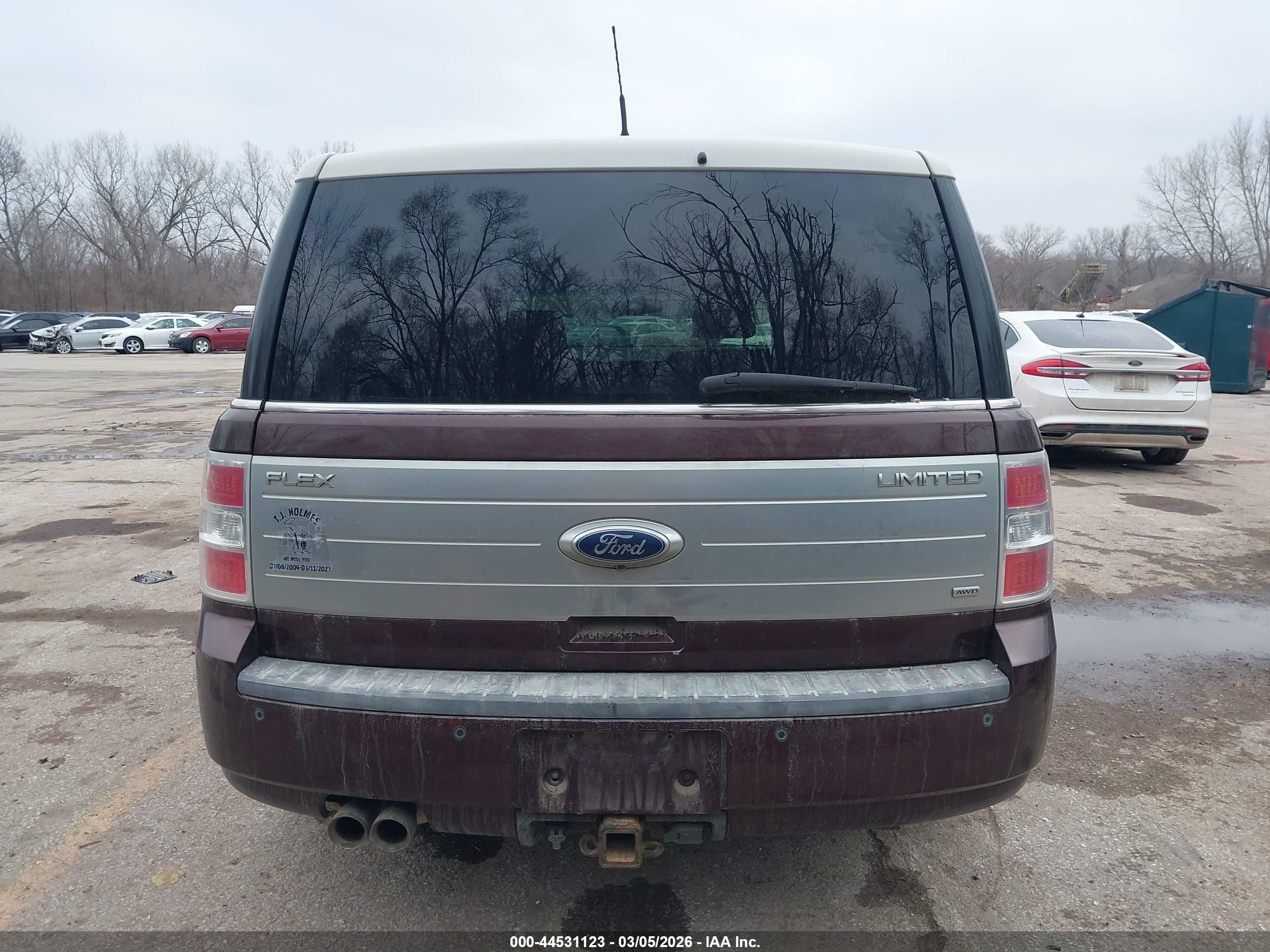 2009 Ford Flex Limited Purple vin: 2FMEK63C69BA01816