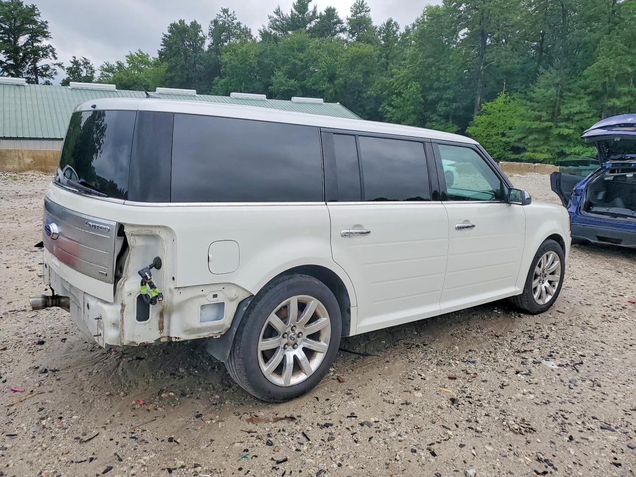 2009 Ford Flex Limited Белый vin: 2FMEK63C69BA12377