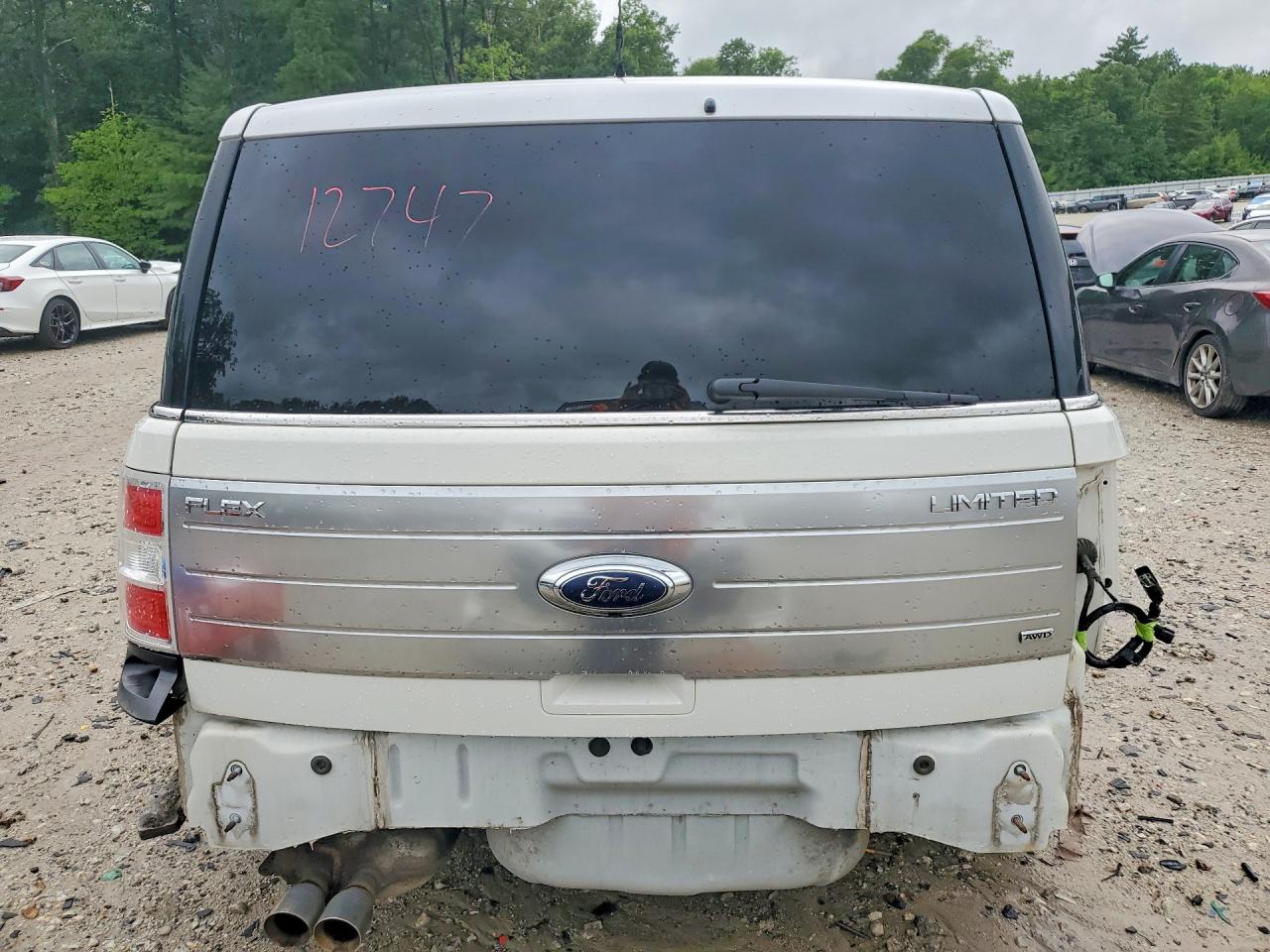 2009 Ford Flex Limited Белый vin: 2FMEK63C69BA12377