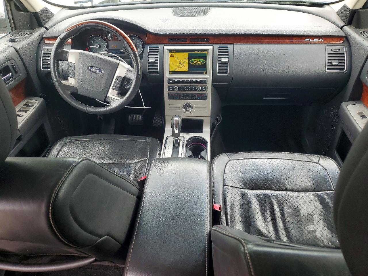 2009 Ford Flex Limited Белый vin: 2FMEK63C69BA12377