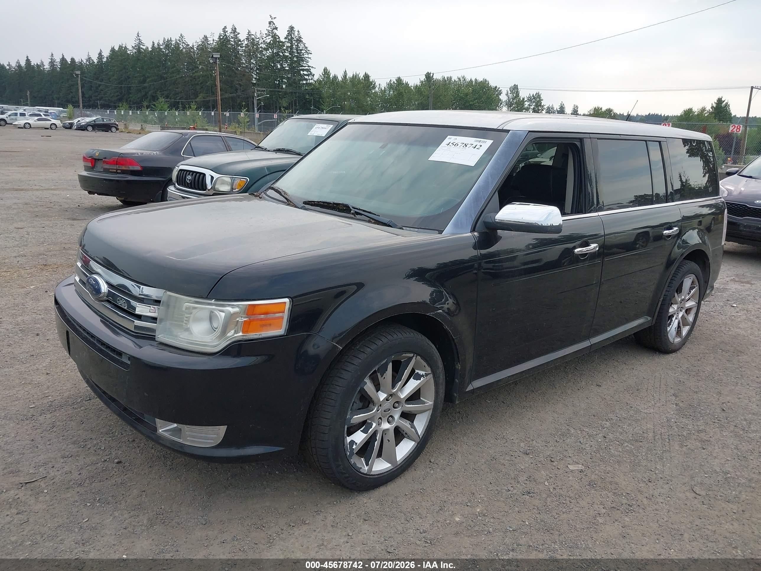 2009 Ford Flex Limited Black vin: 2FMEK63C89BA68806