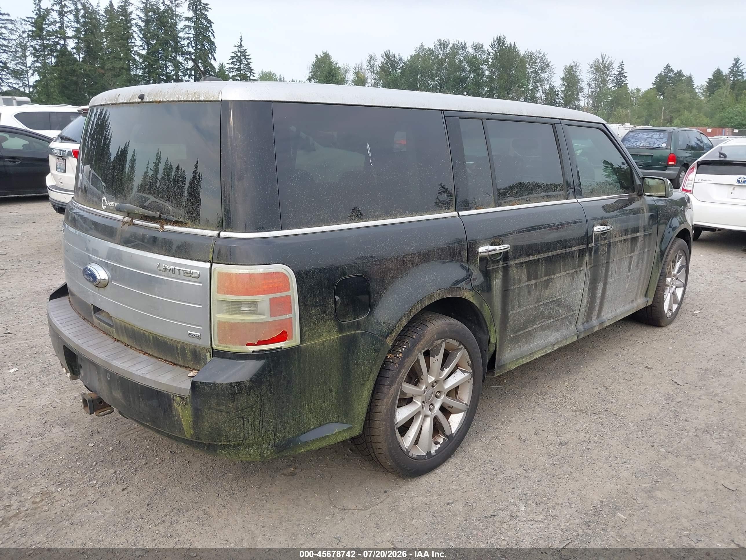 2009 Ford Flex Limited Black vin: 2FMEK63C89BA68806