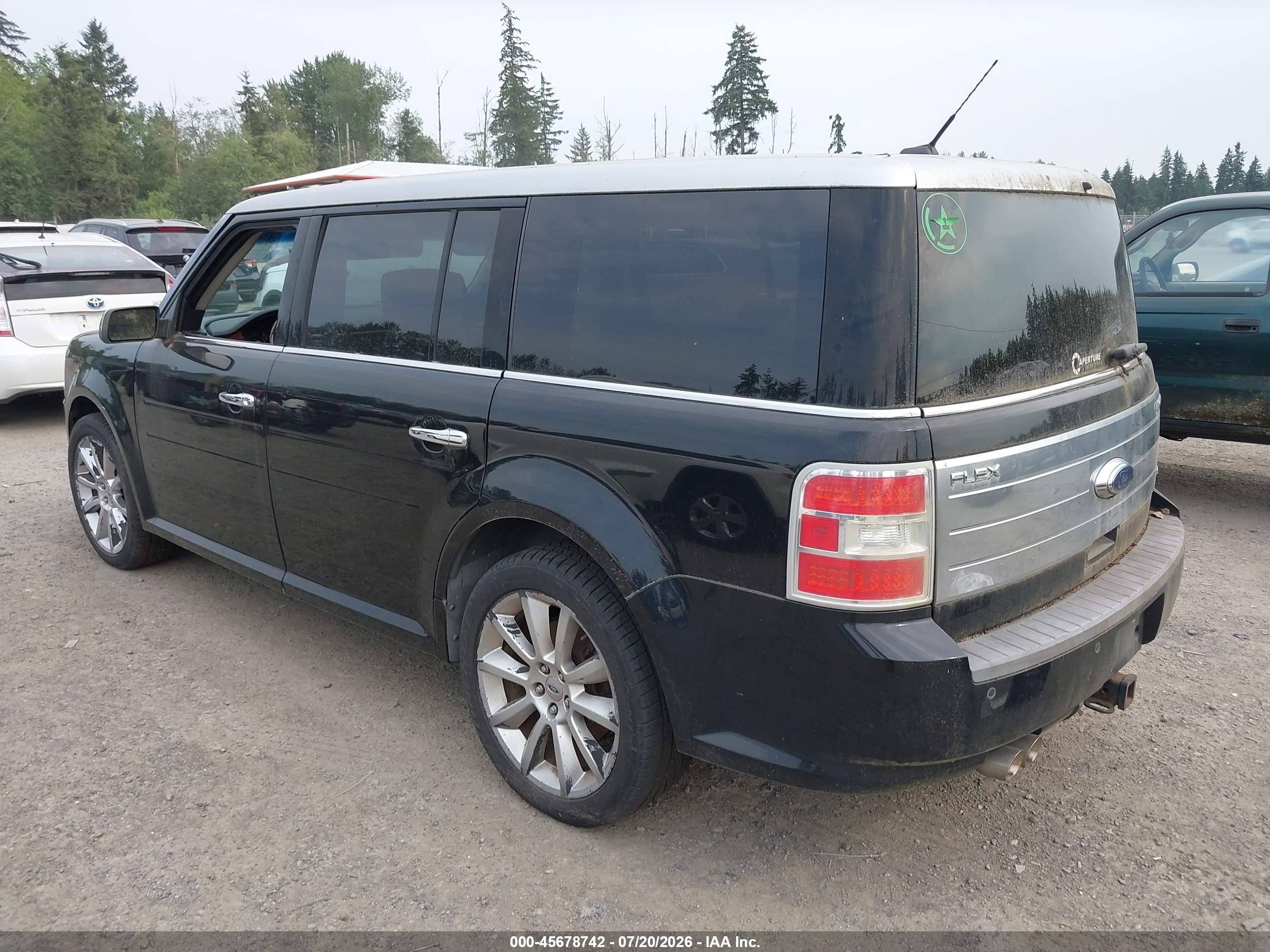 2009 Ford Flex Limited Black vin: 2FMEK63C89BA68806