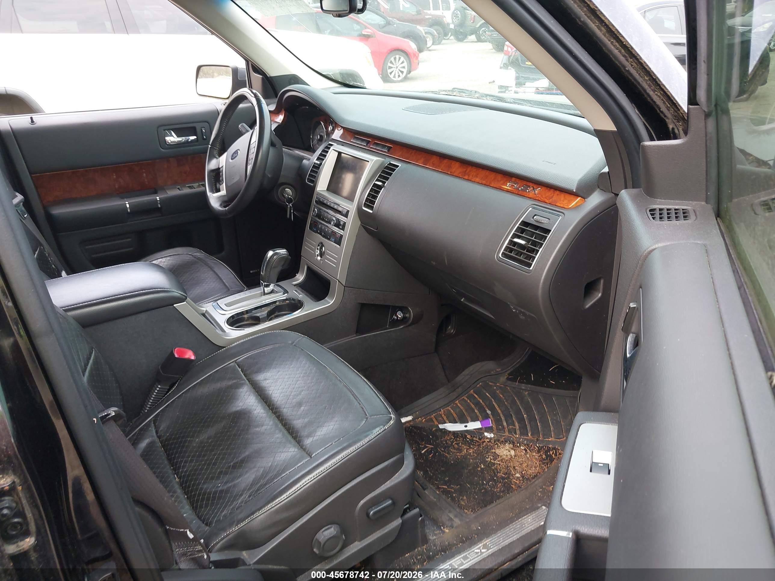 2009 Ford Flex Limited Black vin: 2FMEK63C89BA68806