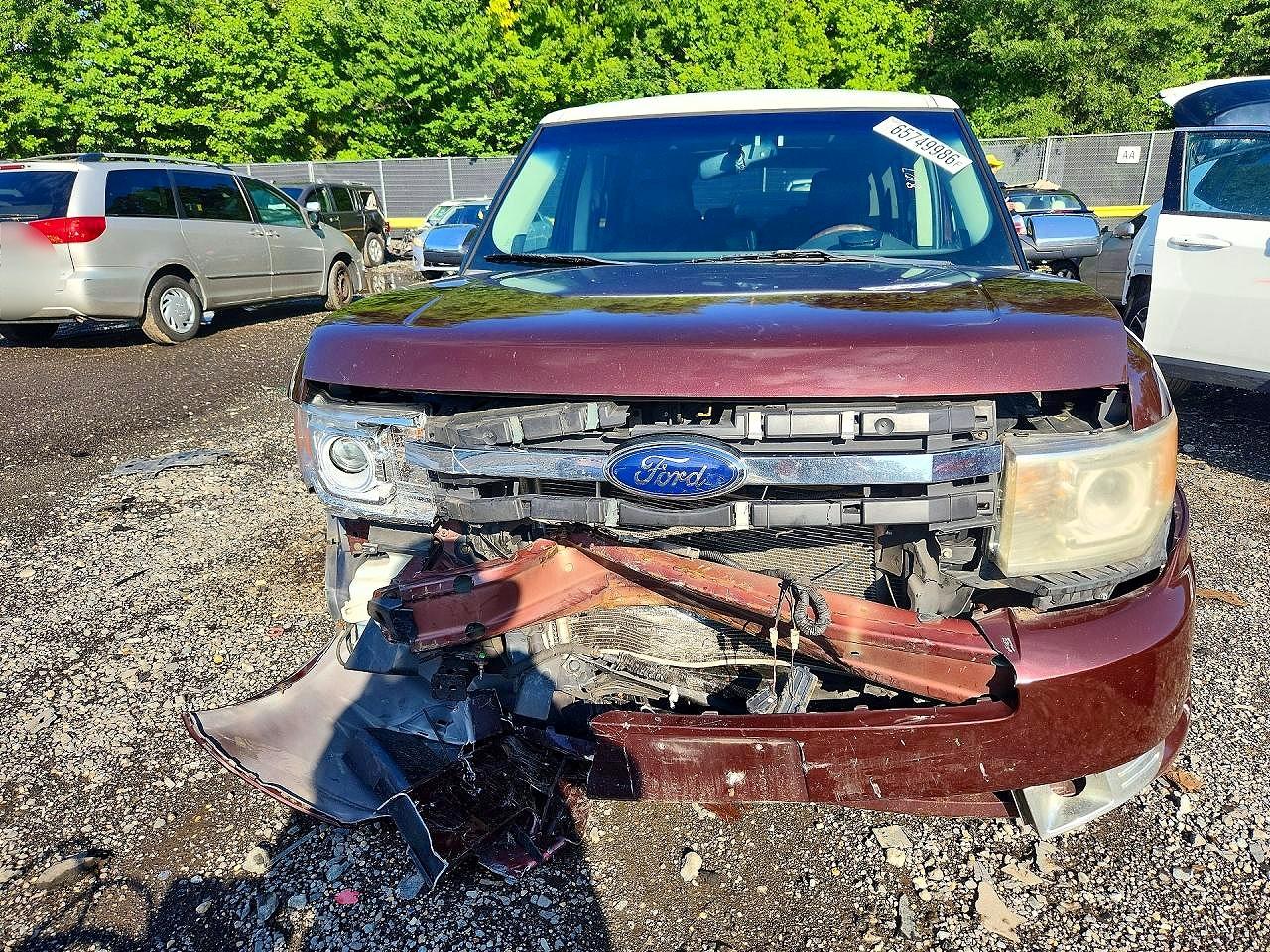 2009 Ford Flex Limited Burgundy vin: 2FMEK63C99BA20098