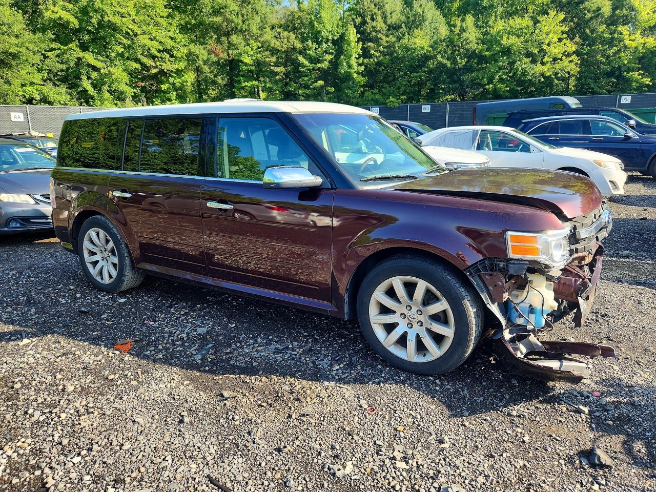 2009 Ford Flex Limited Burgundy vin: 2FMEK63C99BA20098