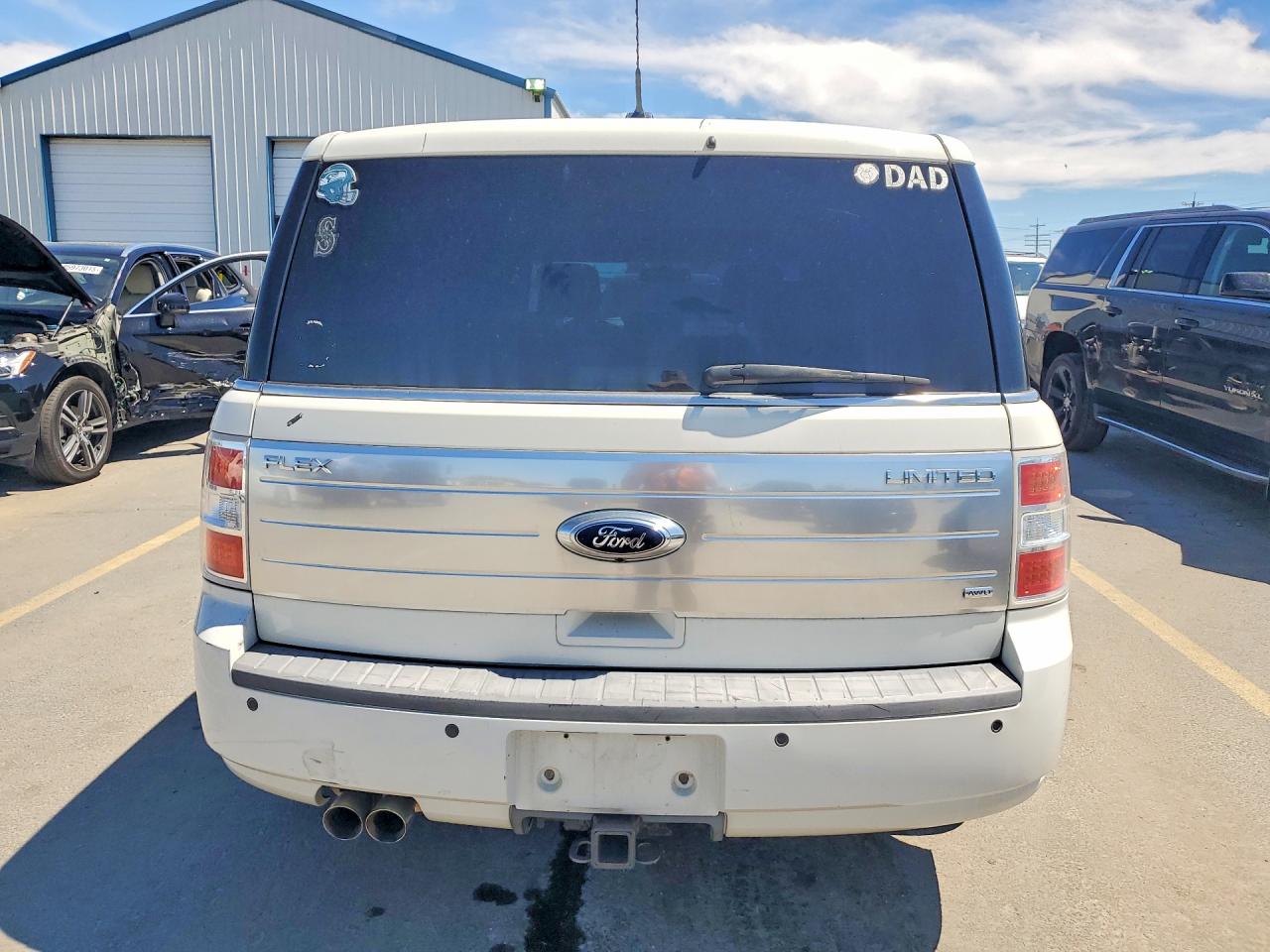 2009 Ford Flex Limited White vin: 2FMEK63C99BA50489