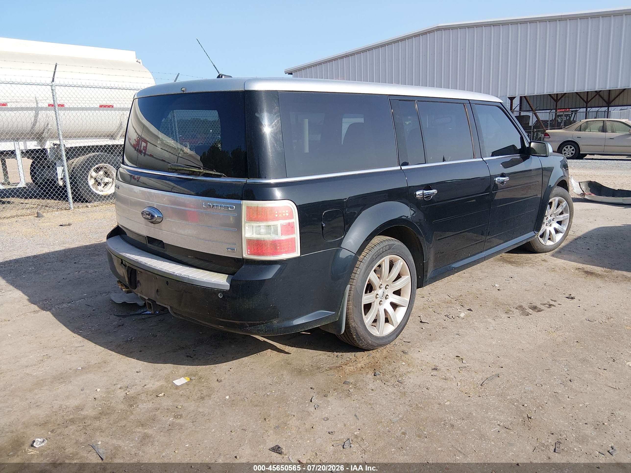 2009 Ford Flex Limited Black vin: 2FMEK63CX9BA42028