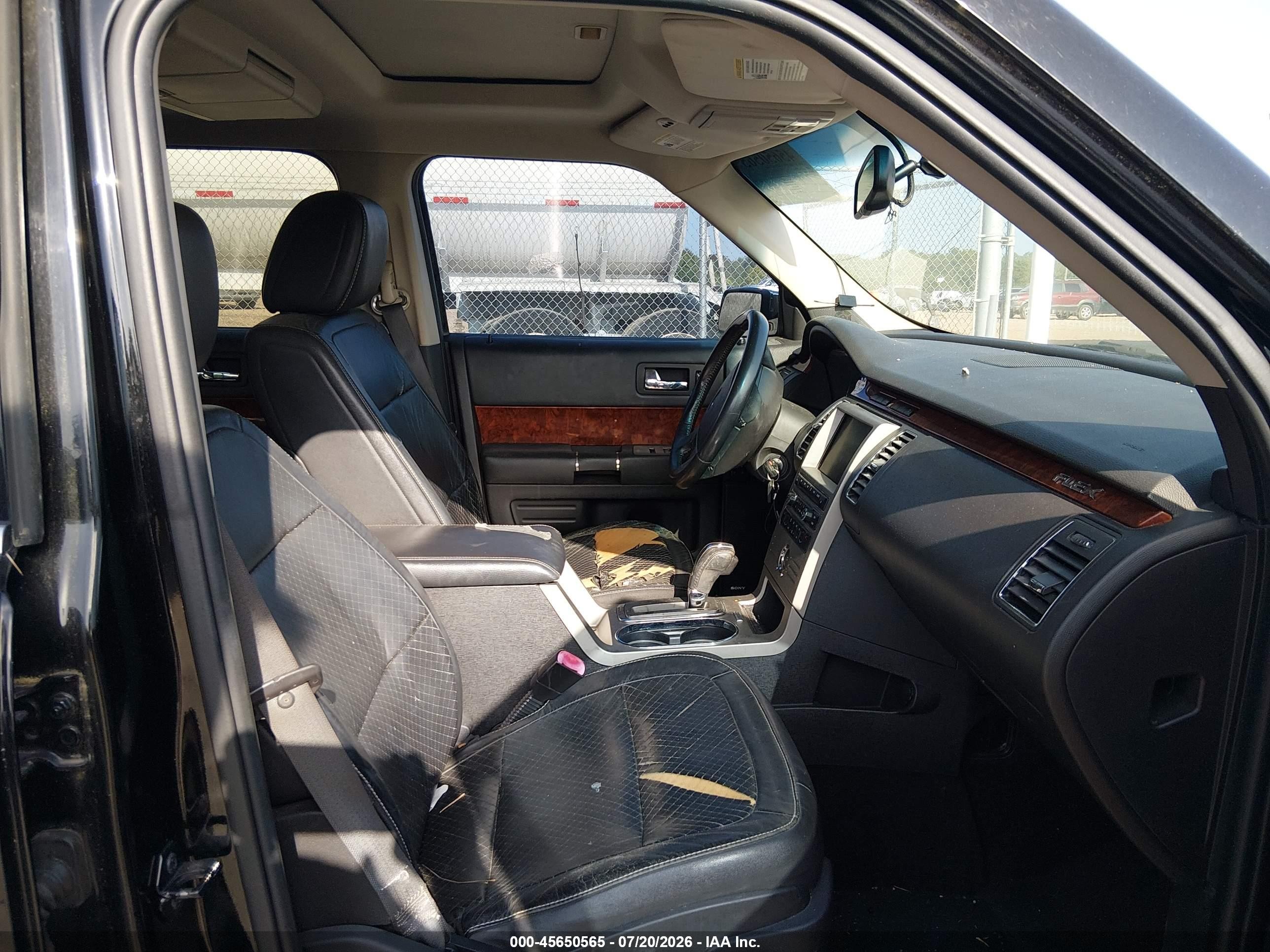 2009 Ford Flex Limited Black vin: 2FMEK63CX9BA42028