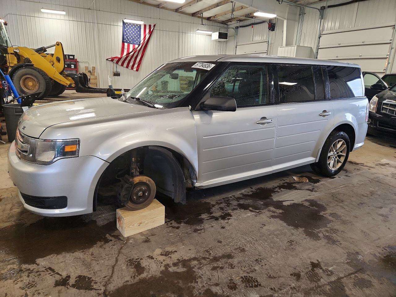 2014 Ford Flex Se Silver vin: 2FMGK5B80EBD02317