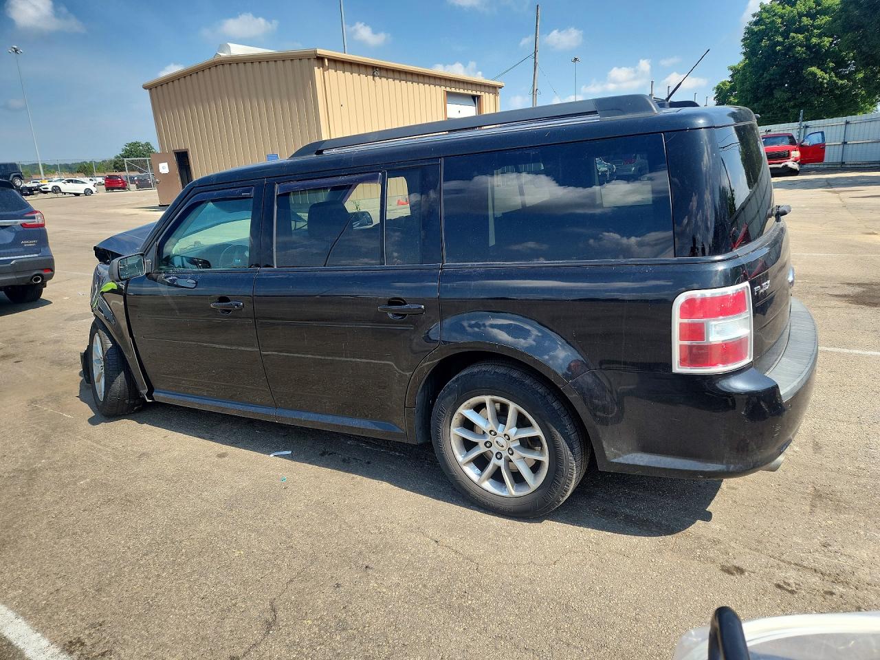 2014 Ford Flex Se Черный vin: 2FMGK5B80EBD43322