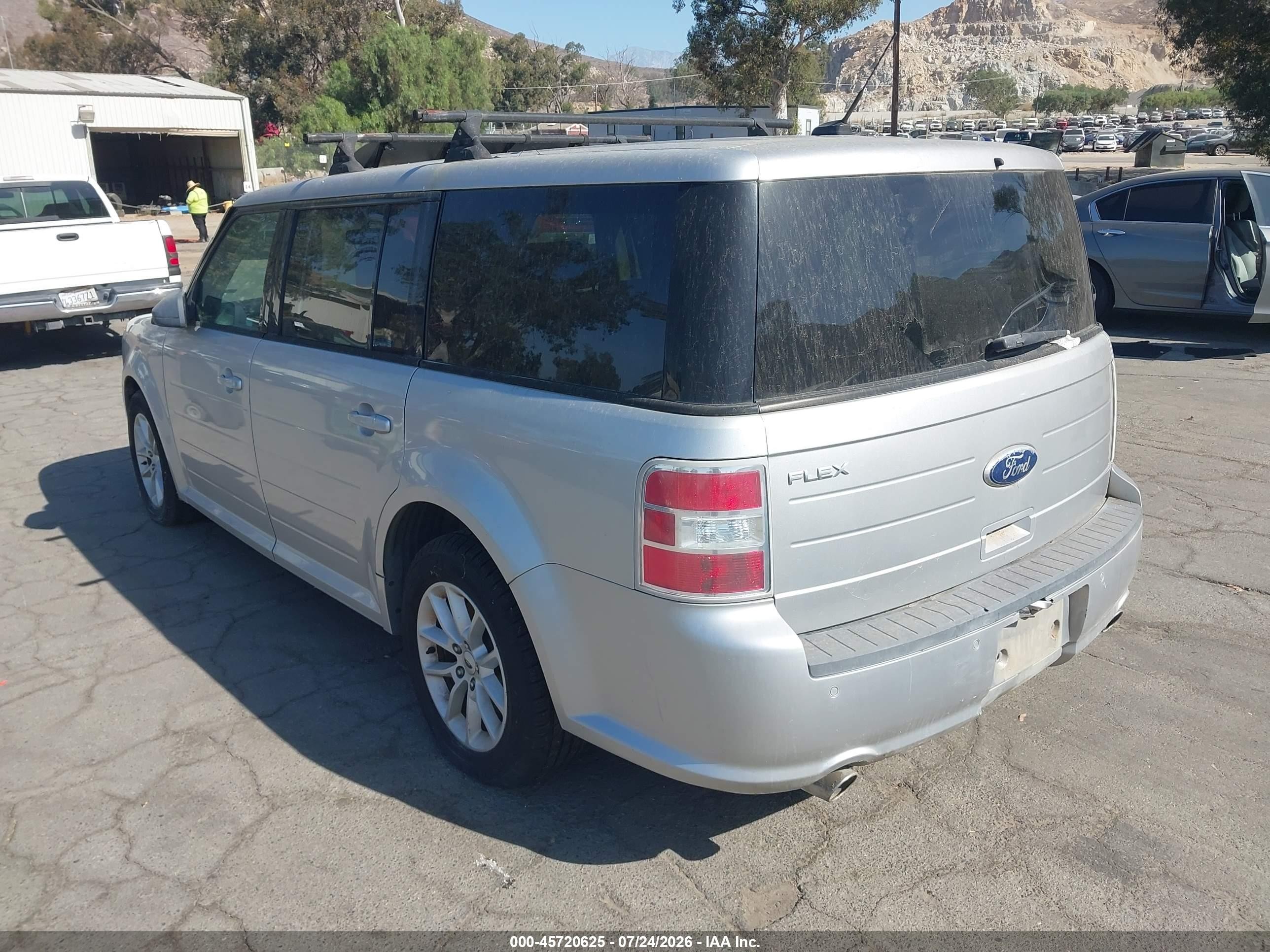 2013 Ford Flex Se Silver vin: 2FMGK5B81DBD03295