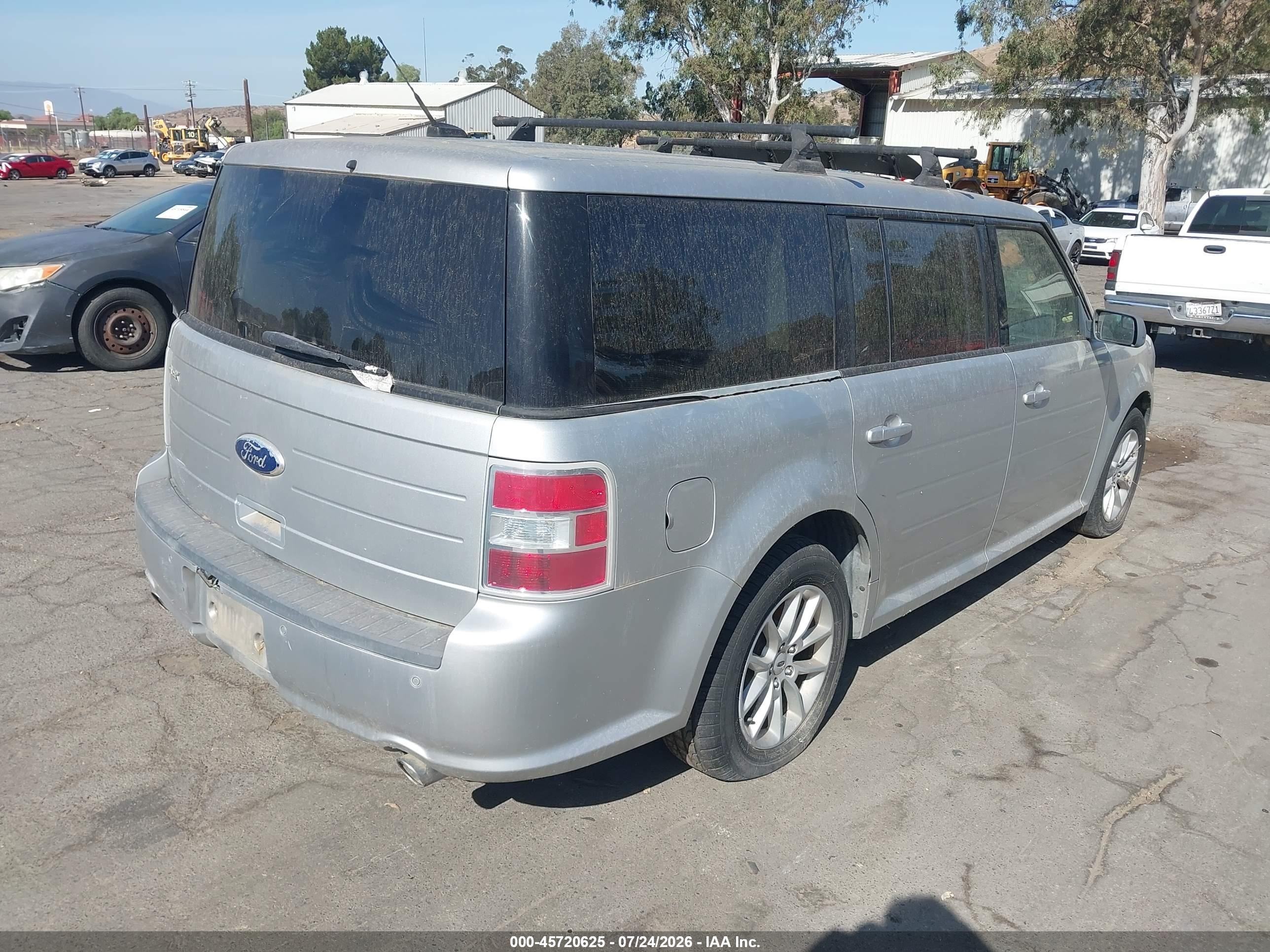 2013 Ford Flex Se Silver vin: 2FMGK5B81DBD03295