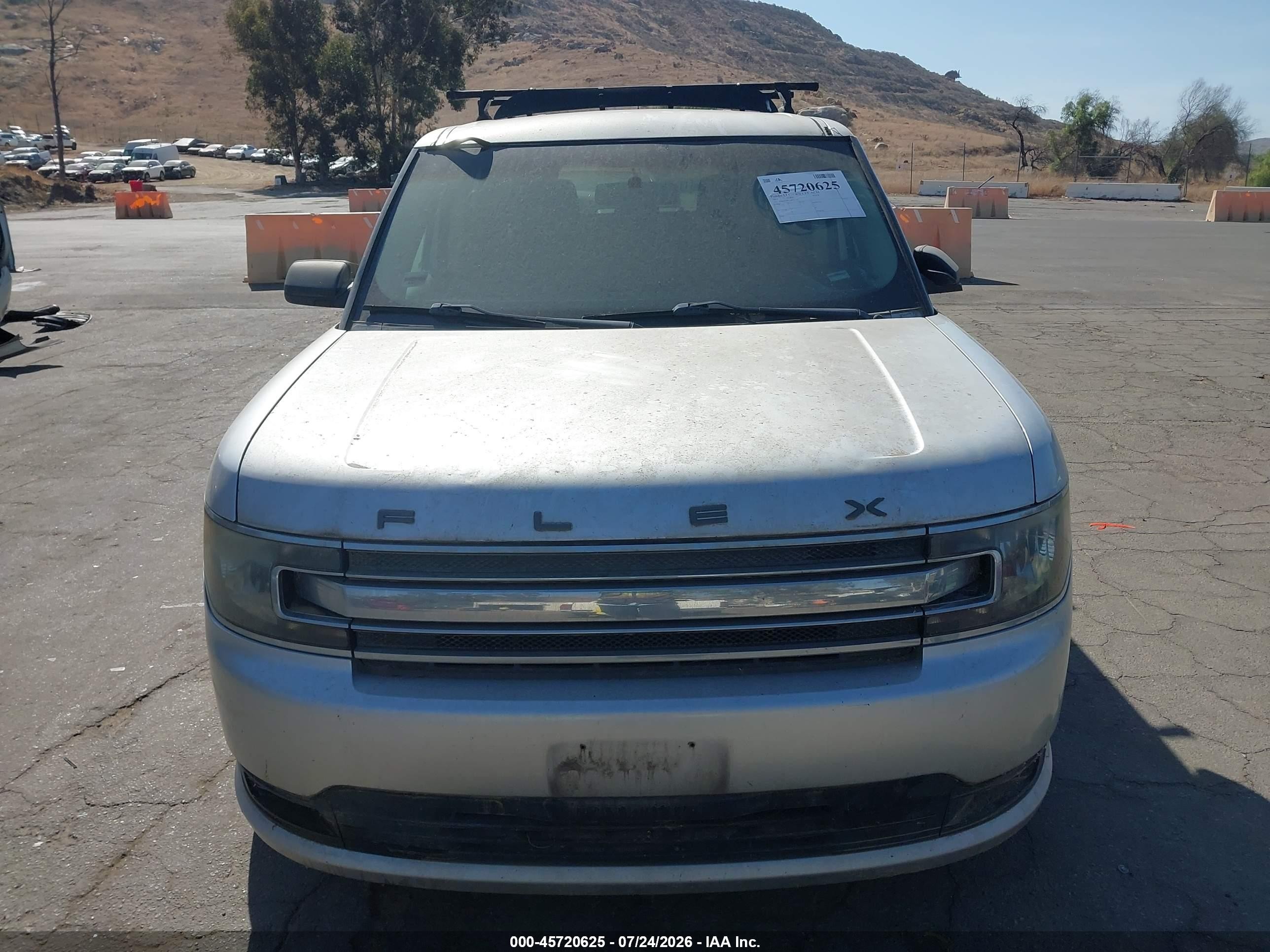 2013 Ford Flex Se Silver vin: 2FMGK5B81DBD03295