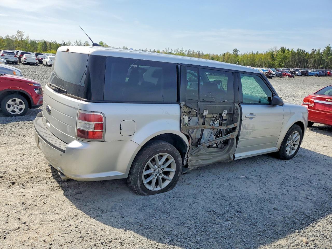 2013 Ford Flex Se Silver vin: 2FMGK5B81DBD13194