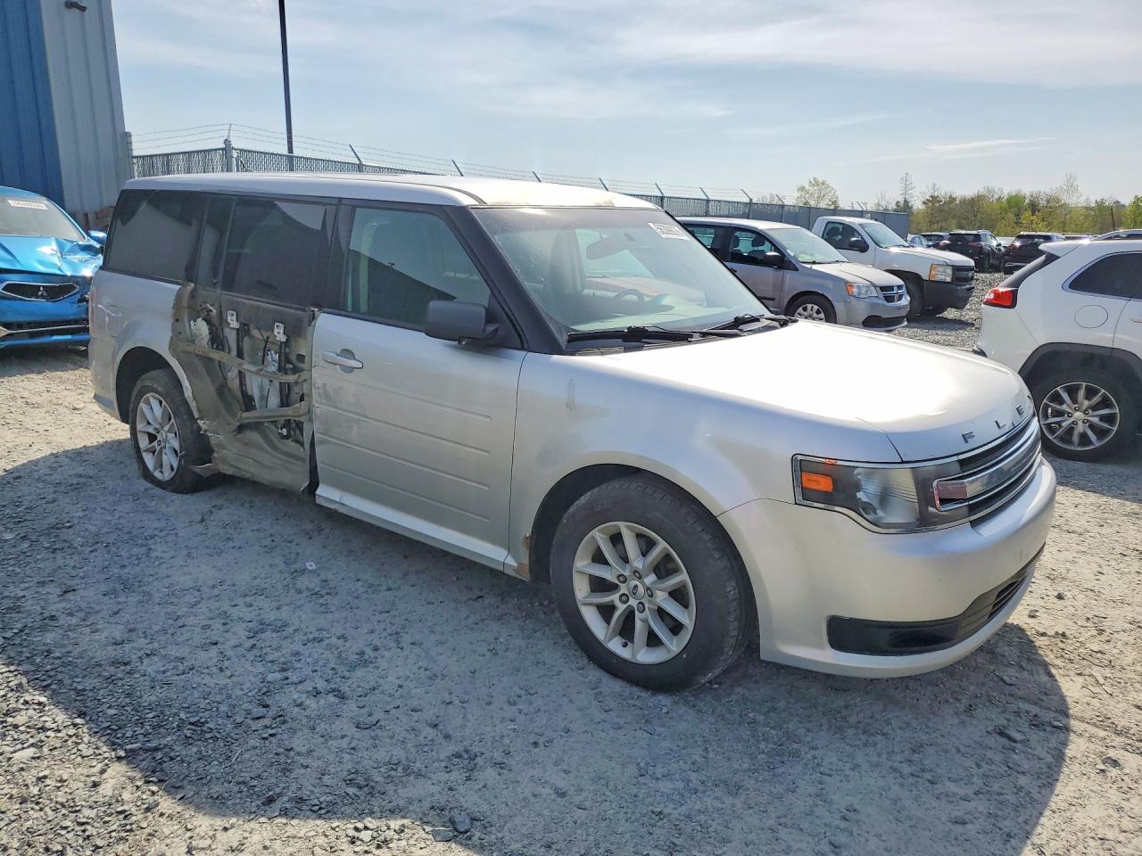 2013 Ford Flex Se Silver vin: 2FMGK5B81DBD13194