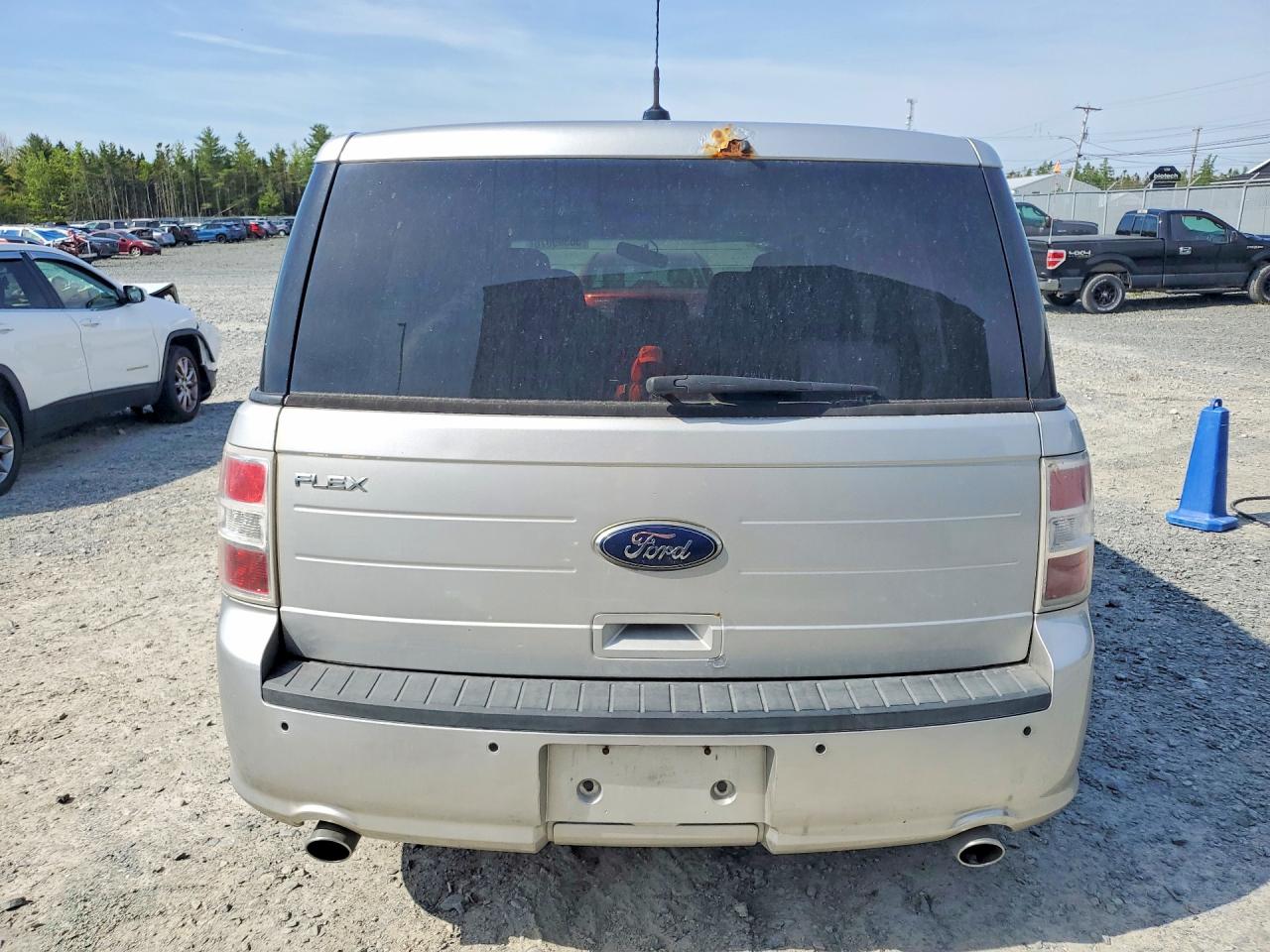 2013 Ford Flex Se Silver vin: 2FMGK5B81DBD13194