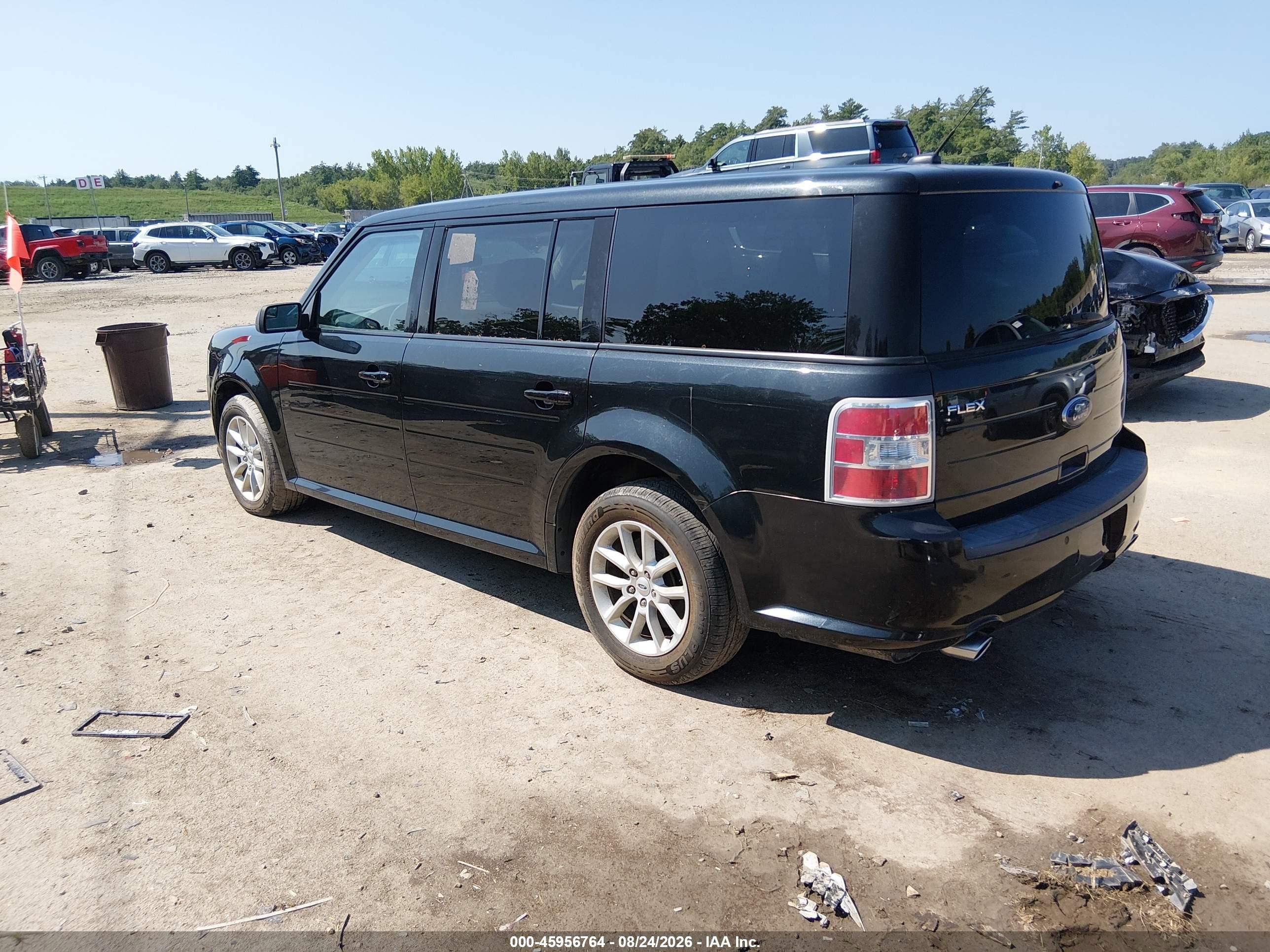 2014 Ford Flex Se Black vin: 2FMGK5B81EBD15822