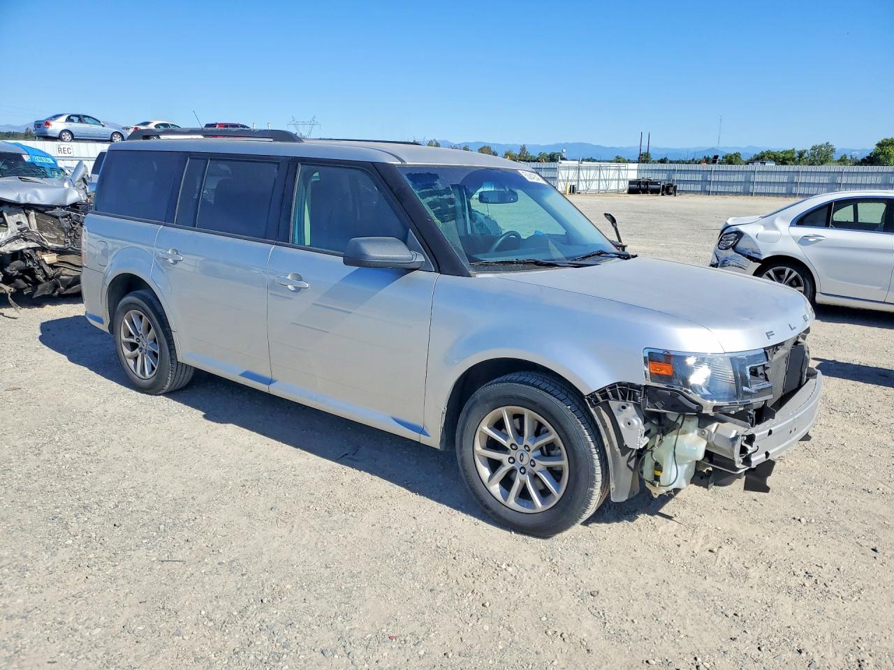 2017 Ford Flex Se Silver vin: 2FMGK5B81HBA08381