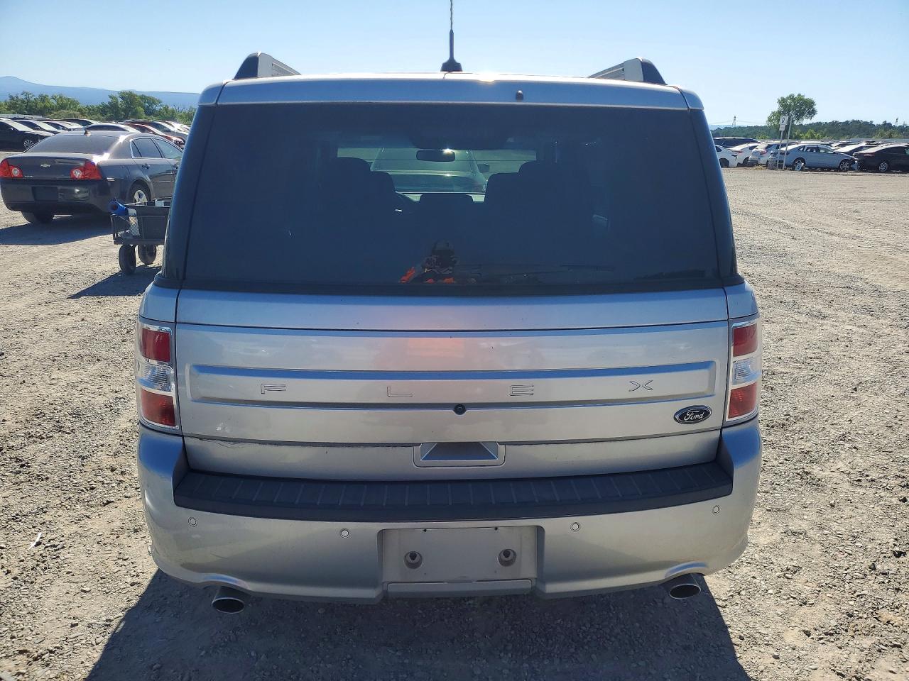 2017 Ford Flex Se Silver vin: 2FMGK5B81HBA08381
