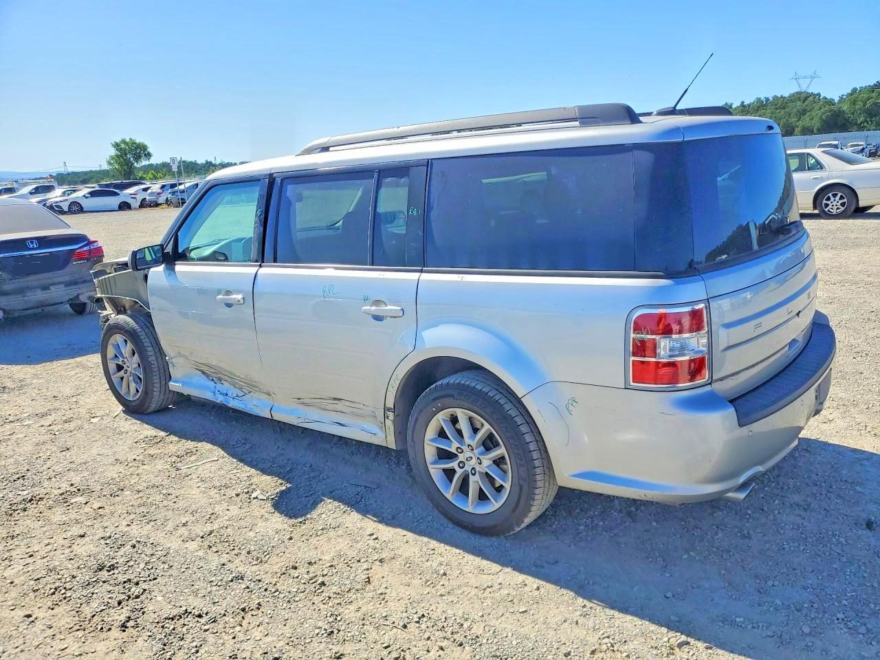 2017 Ford Flex Se Silver vin: 2FMGK5B81HBA08381