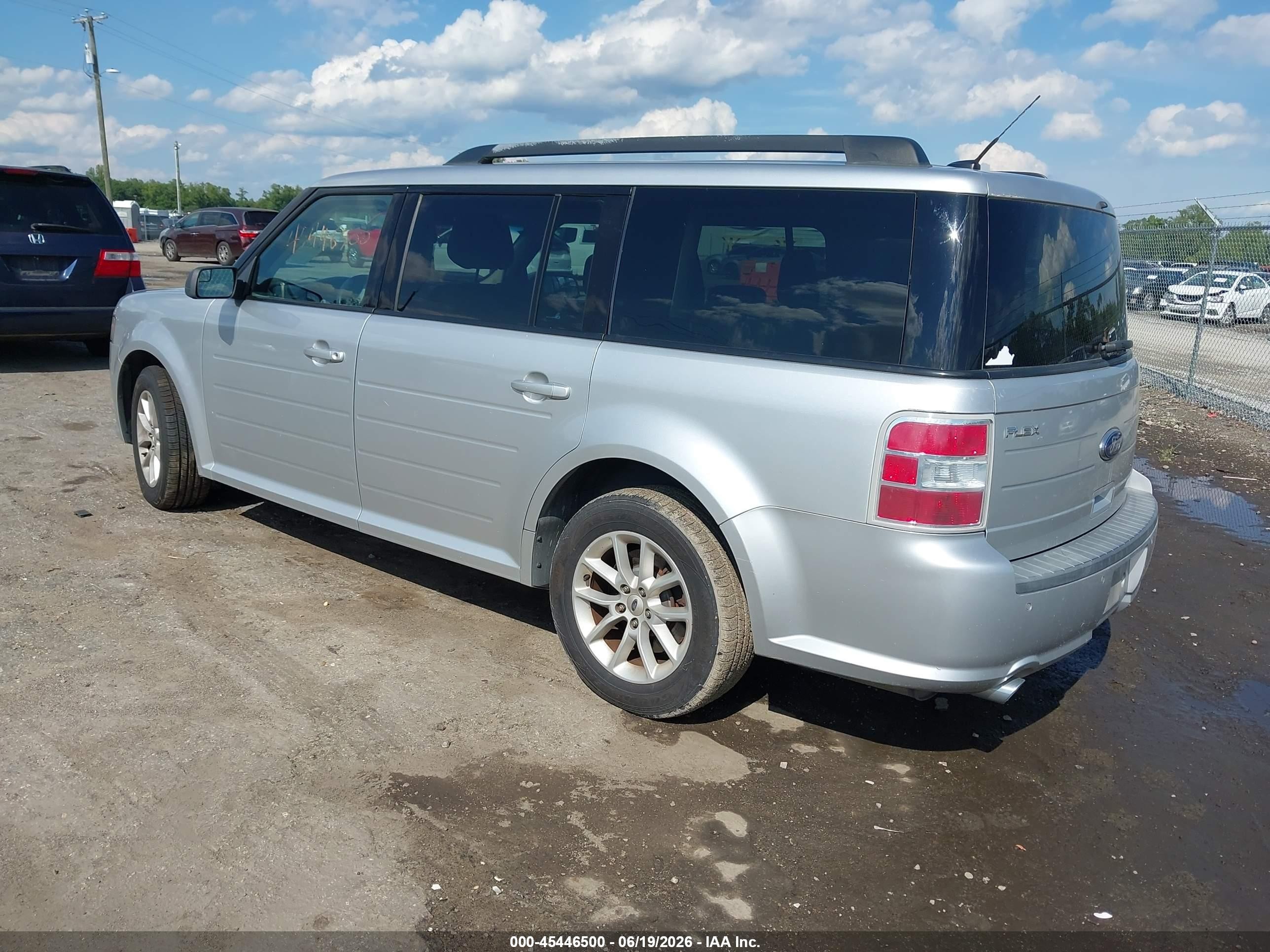 2014 Ford Flex Se Silver vin: 2FMGK5B82EBD42608