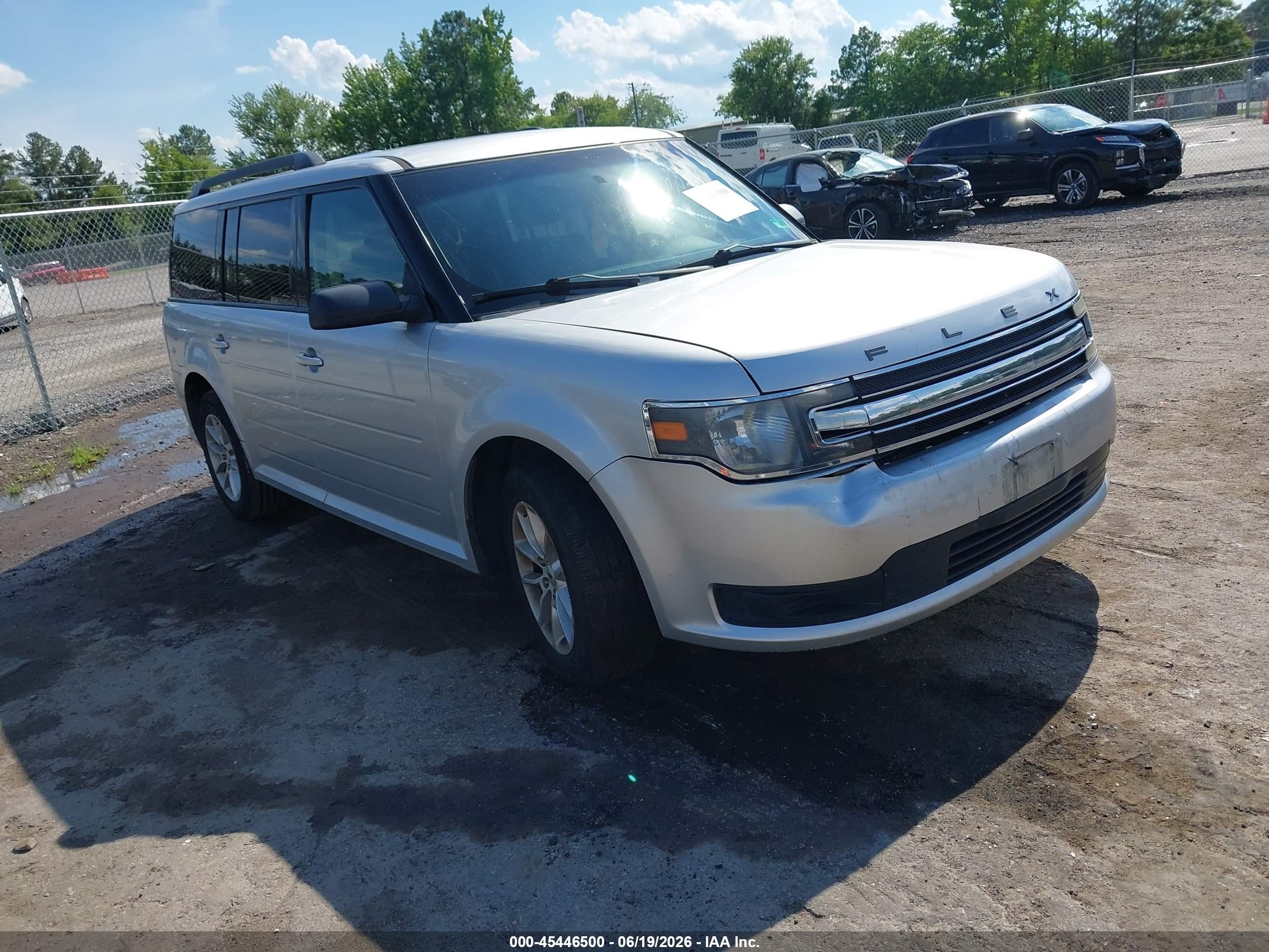2014 Ford Flex Se Silver vin: 2FMGK5B82EBD42608