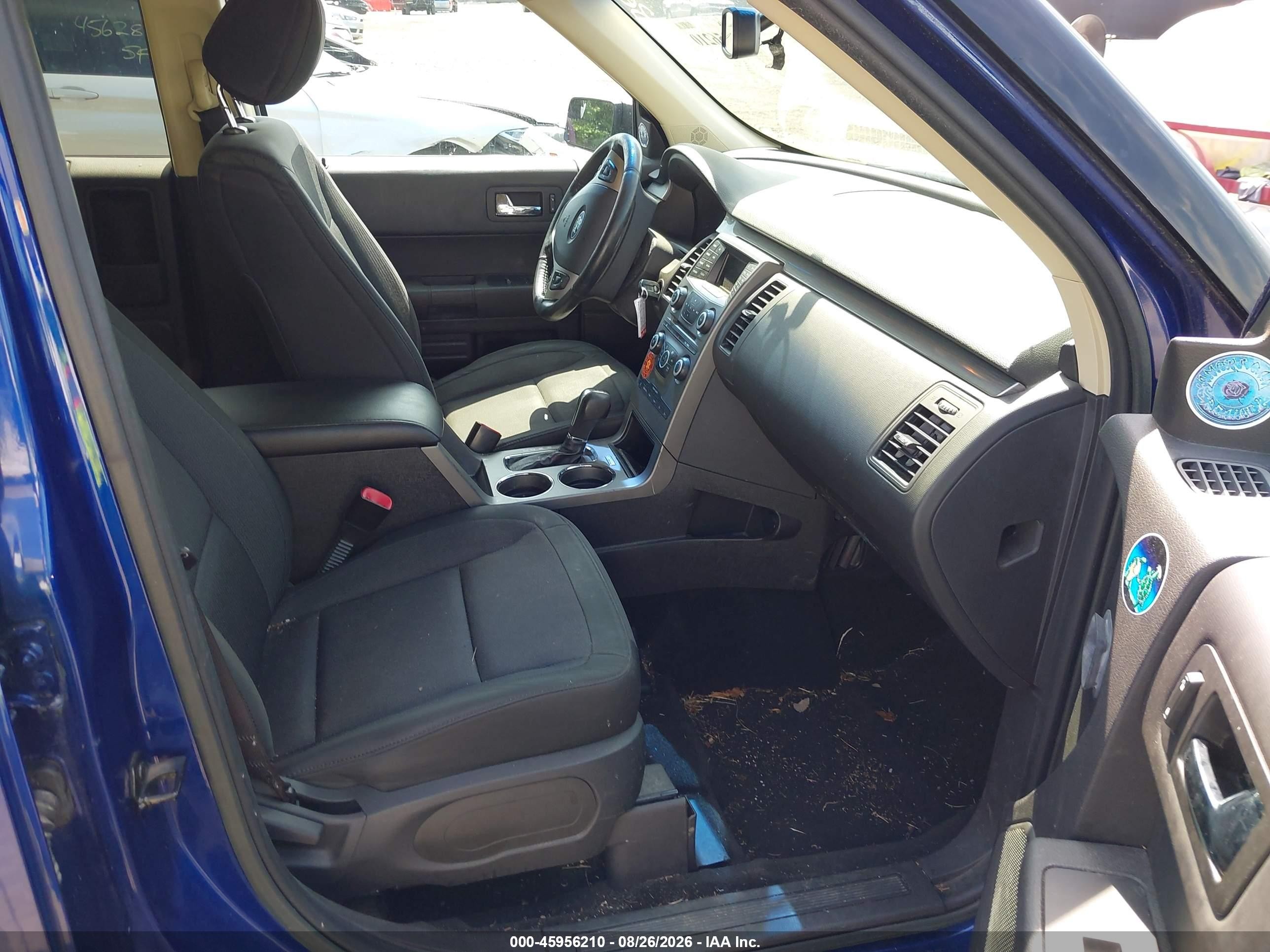 2014 Ford Flex Se Blue vin: 2FMGK5B83EBD07494