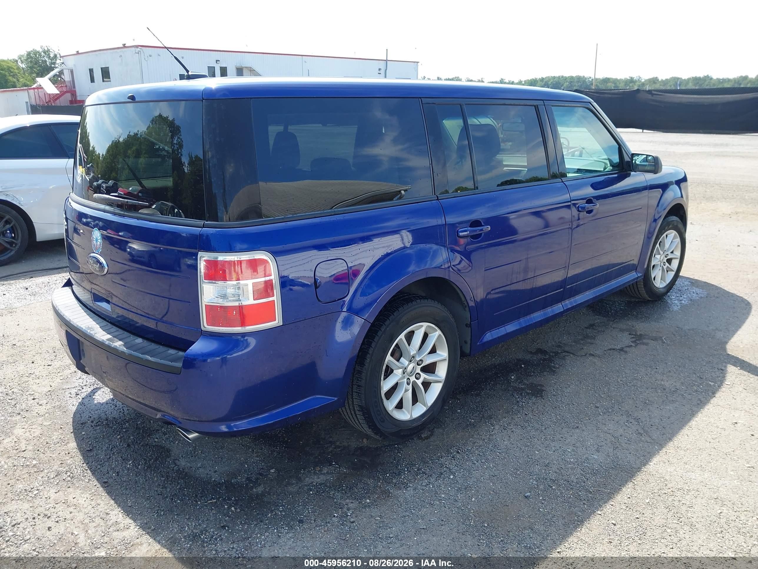 2014 Ford Flex Se Blue vin: 2FMGK5B83EBD07494