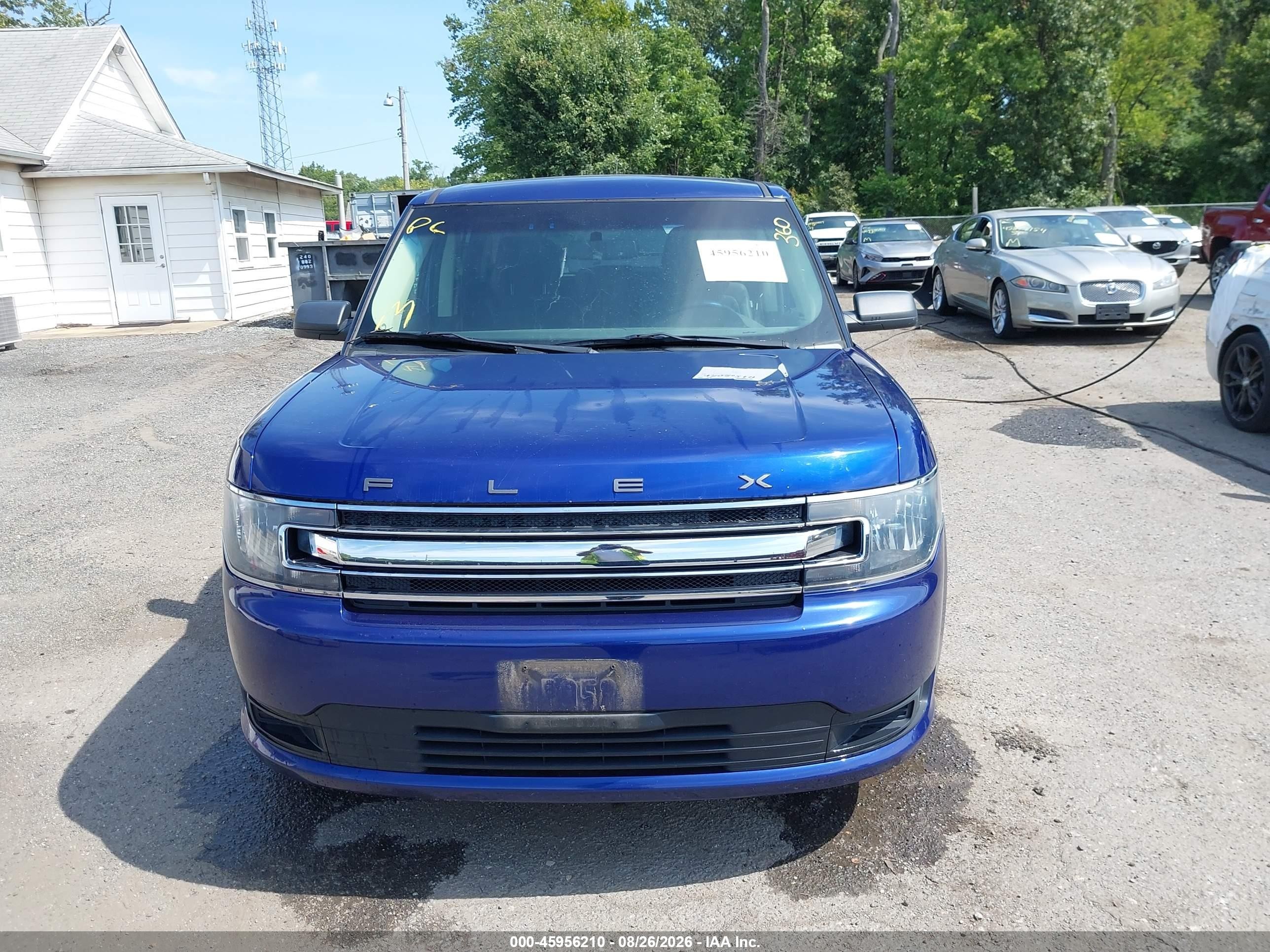 2014 Ford Flex Se Blue vin: 2FMGK5B83EBD07494