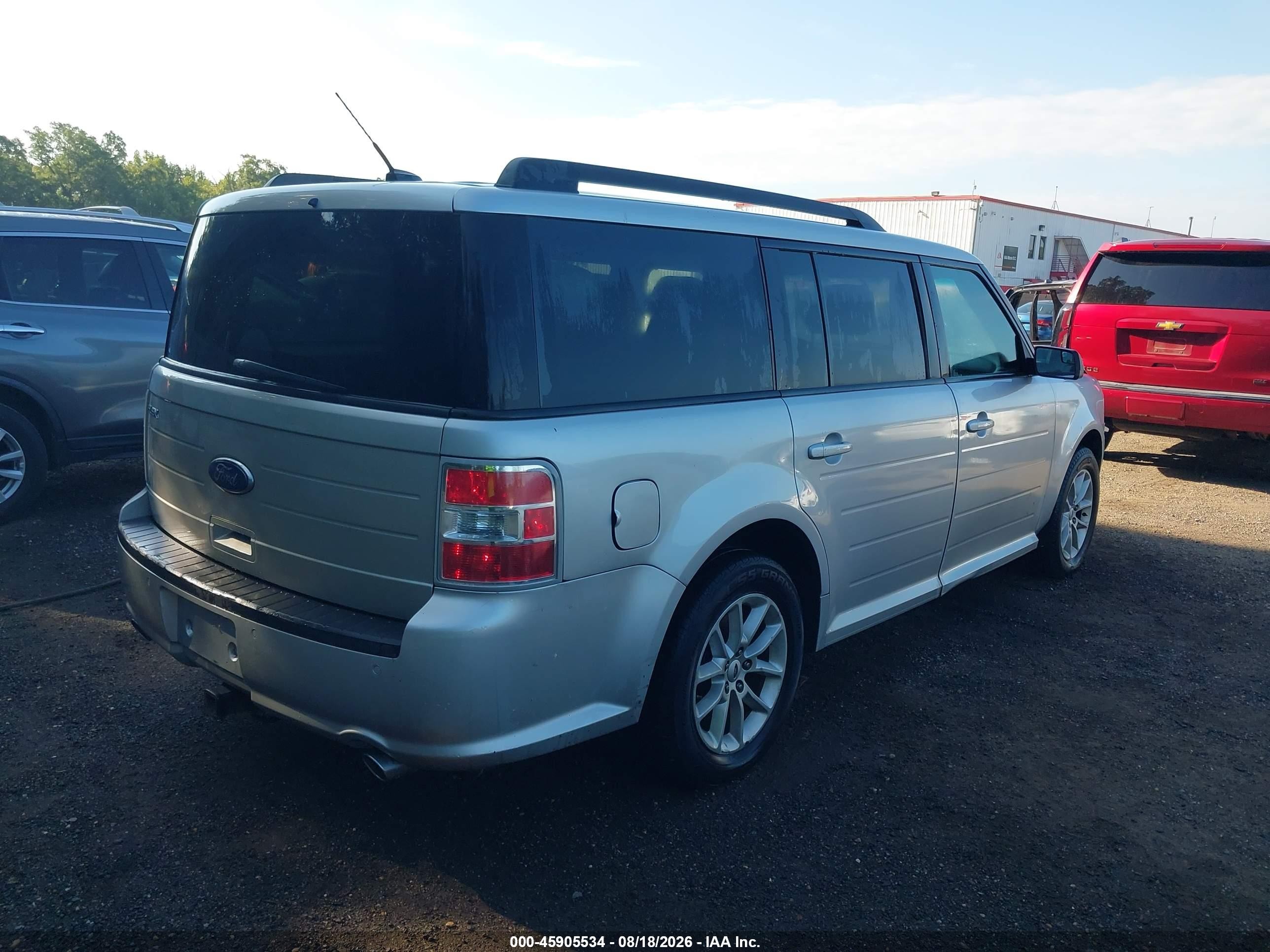 2014 Ford Flex Se Silver vin: 2FMGK5B83EBD41158
