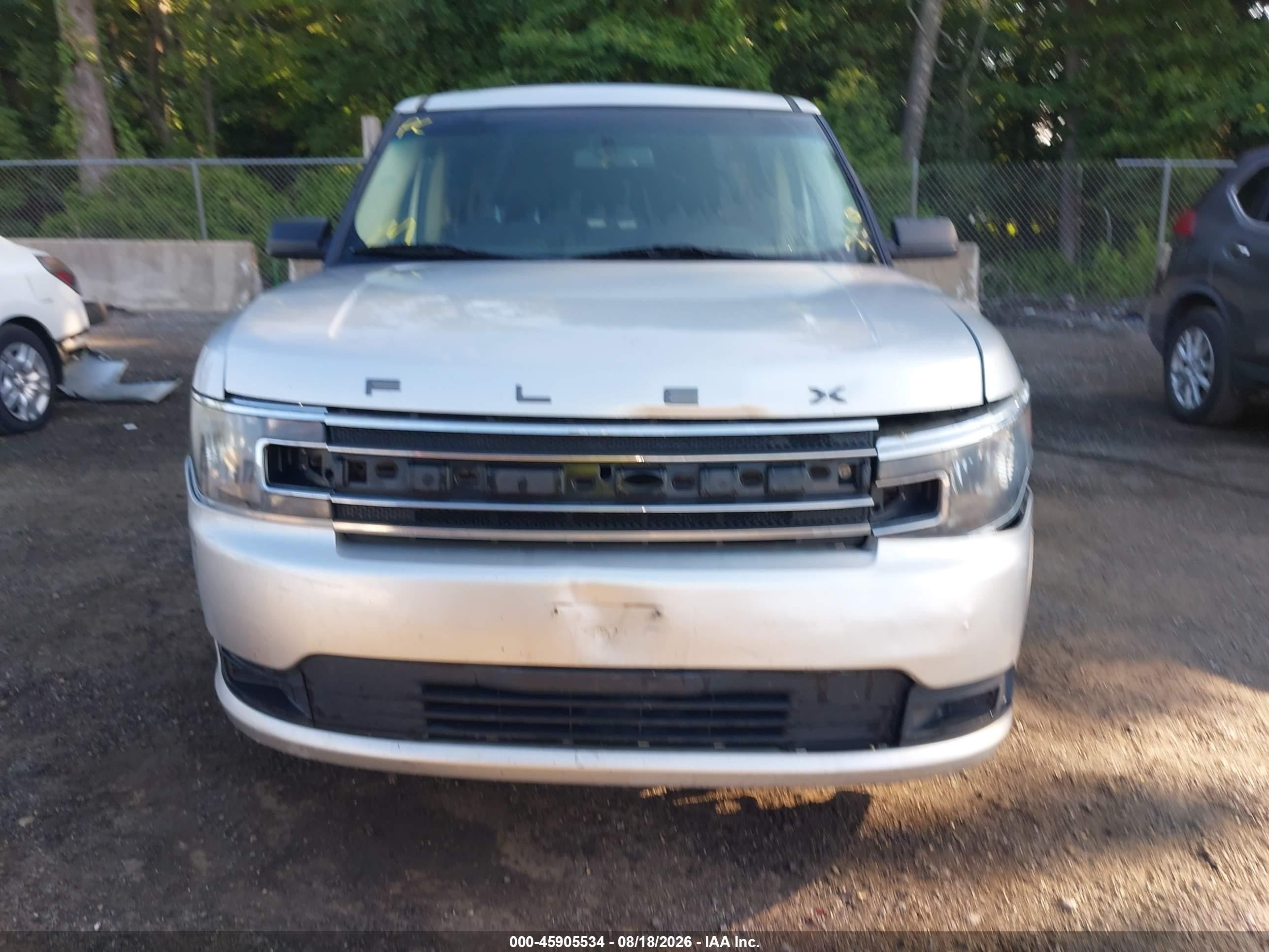 2014 Ford Flex Se Silver vin: 2FMGK5B83EBD41158