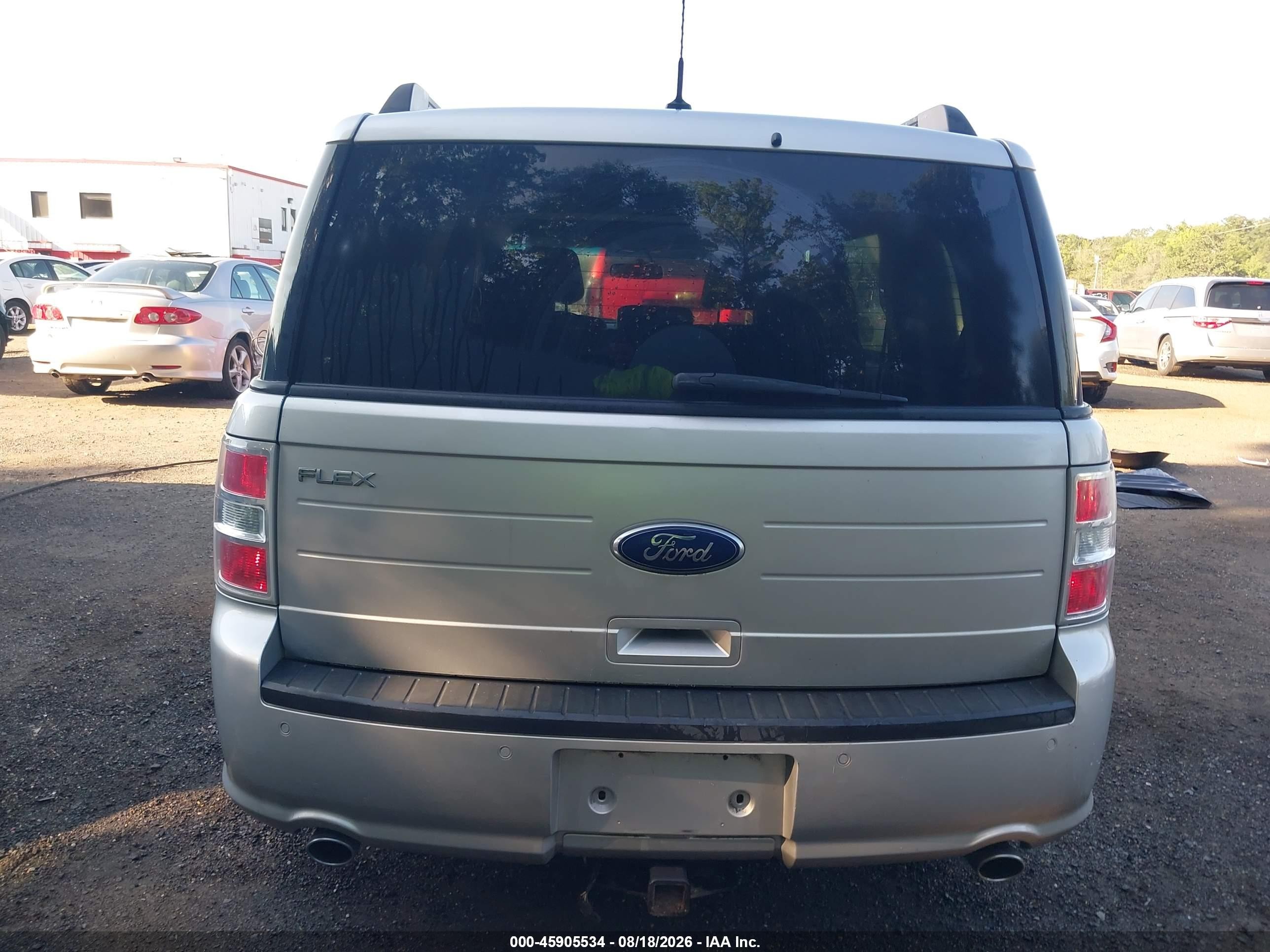 2014 Ford Flex Se Silver vin: 2FMGK5B83EBD41158