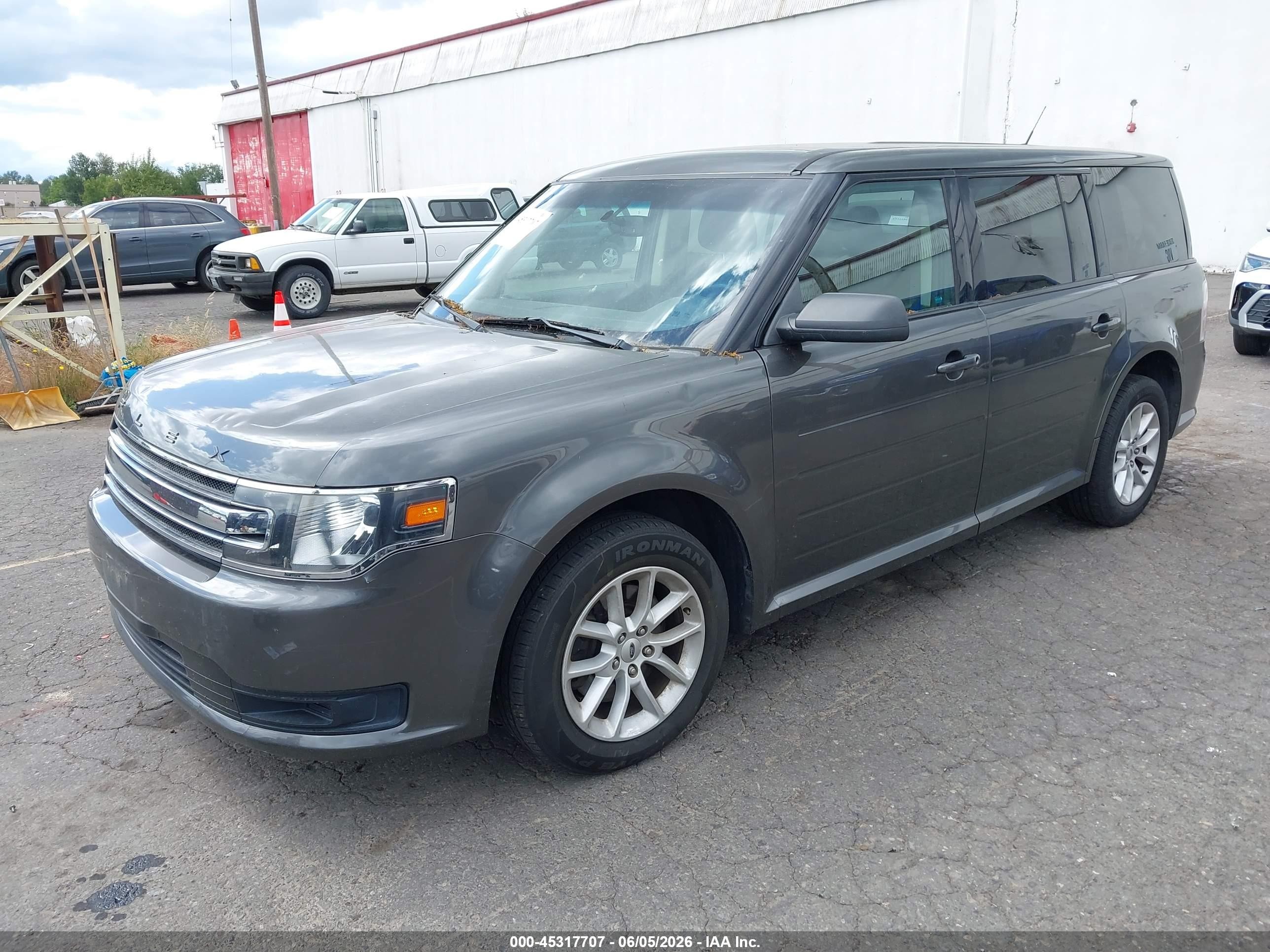 2015 Ford Flex Se Gray vin: 2FMGK5B83FBA23137