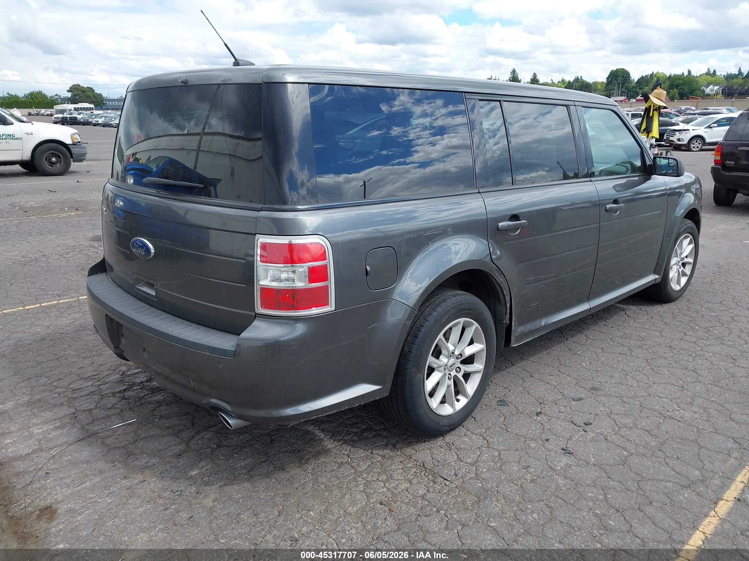 2015 Ford Flex Se Gray vin: 2FMGK5B83FBA23137