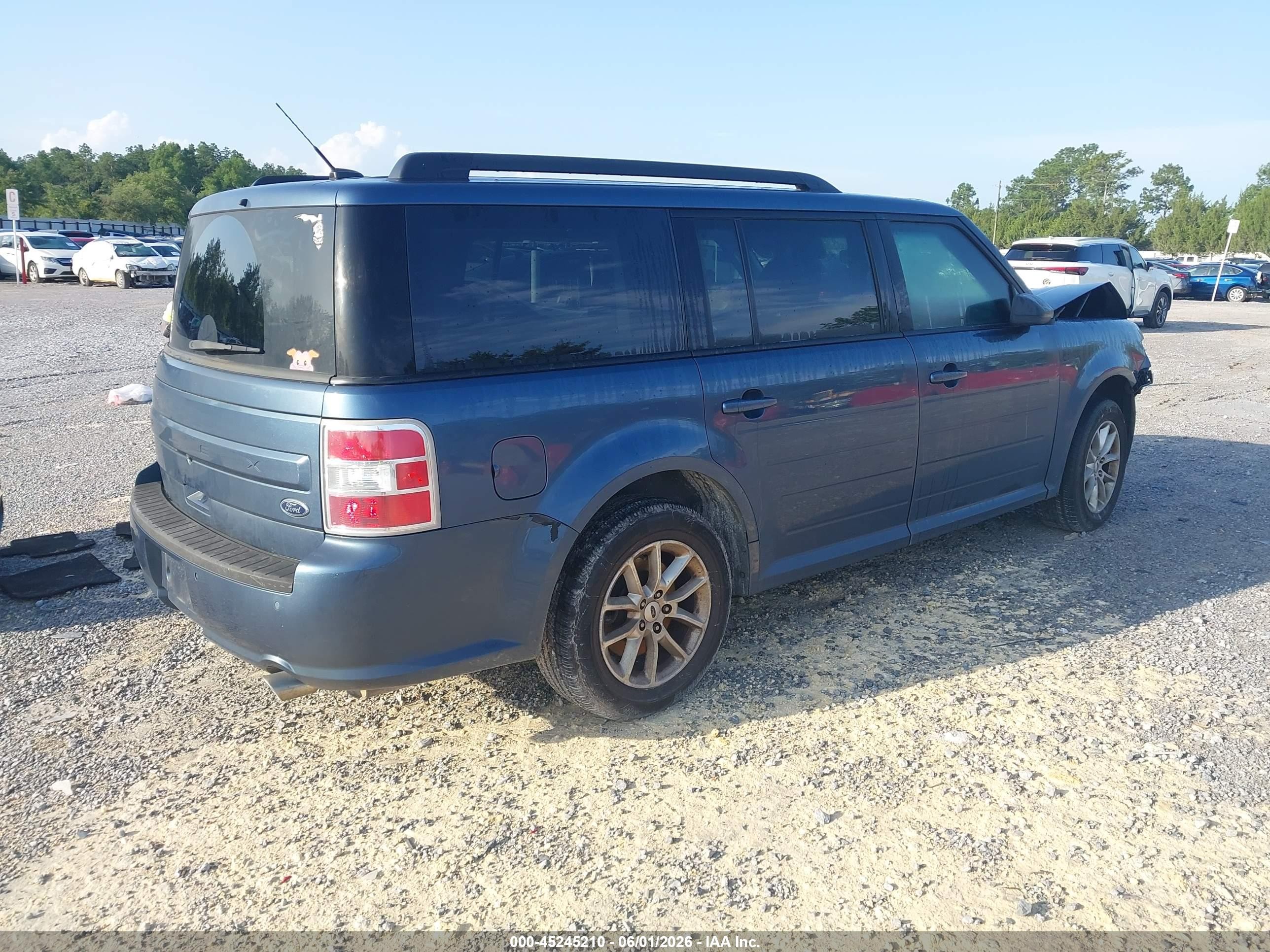 2019 Ford Flex Se Blue vin: 2FMGK5B83KBA32592