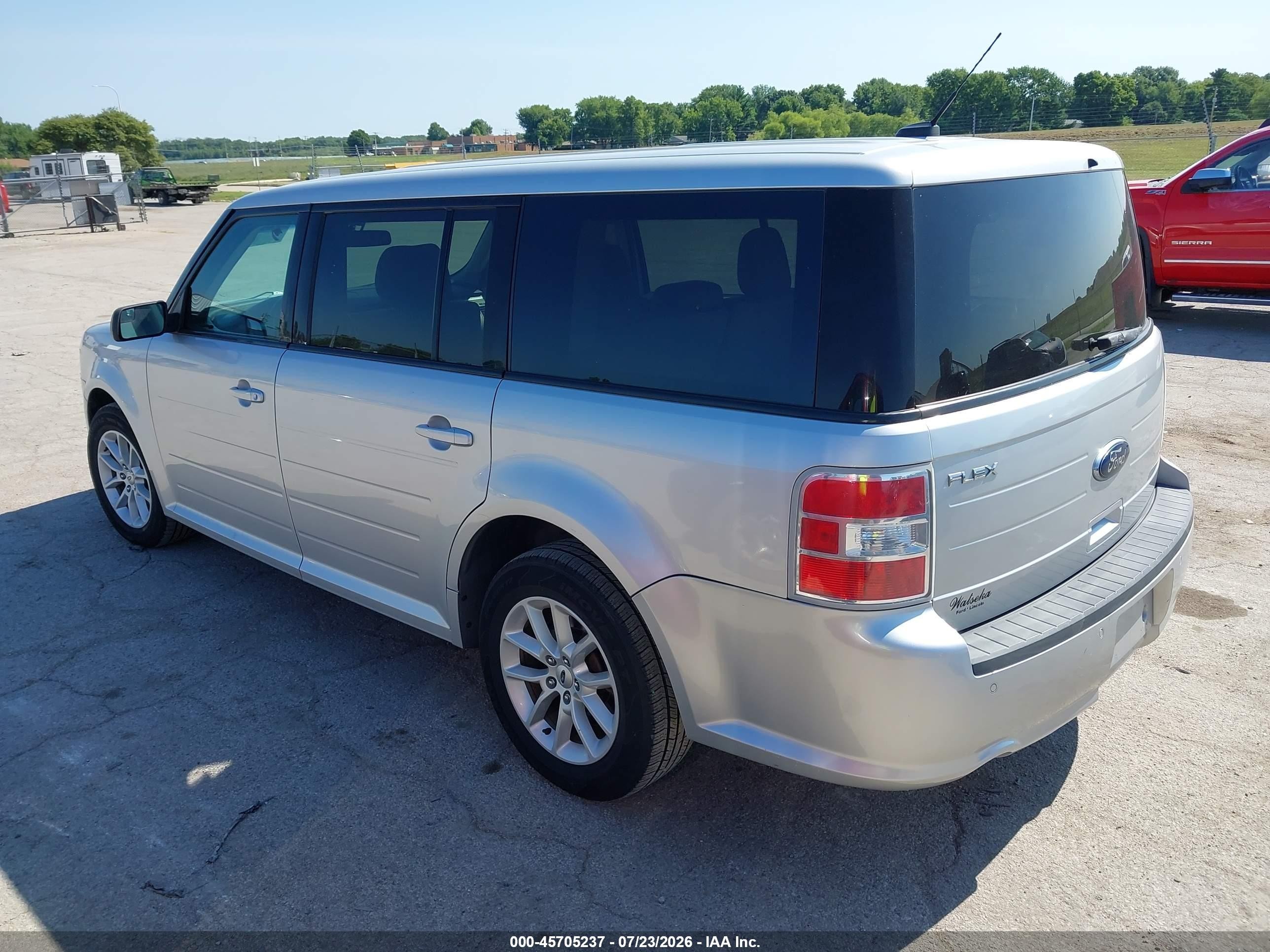 2013 Ford Flex Se Silver vin: 2FMGK5B84DBD21841
