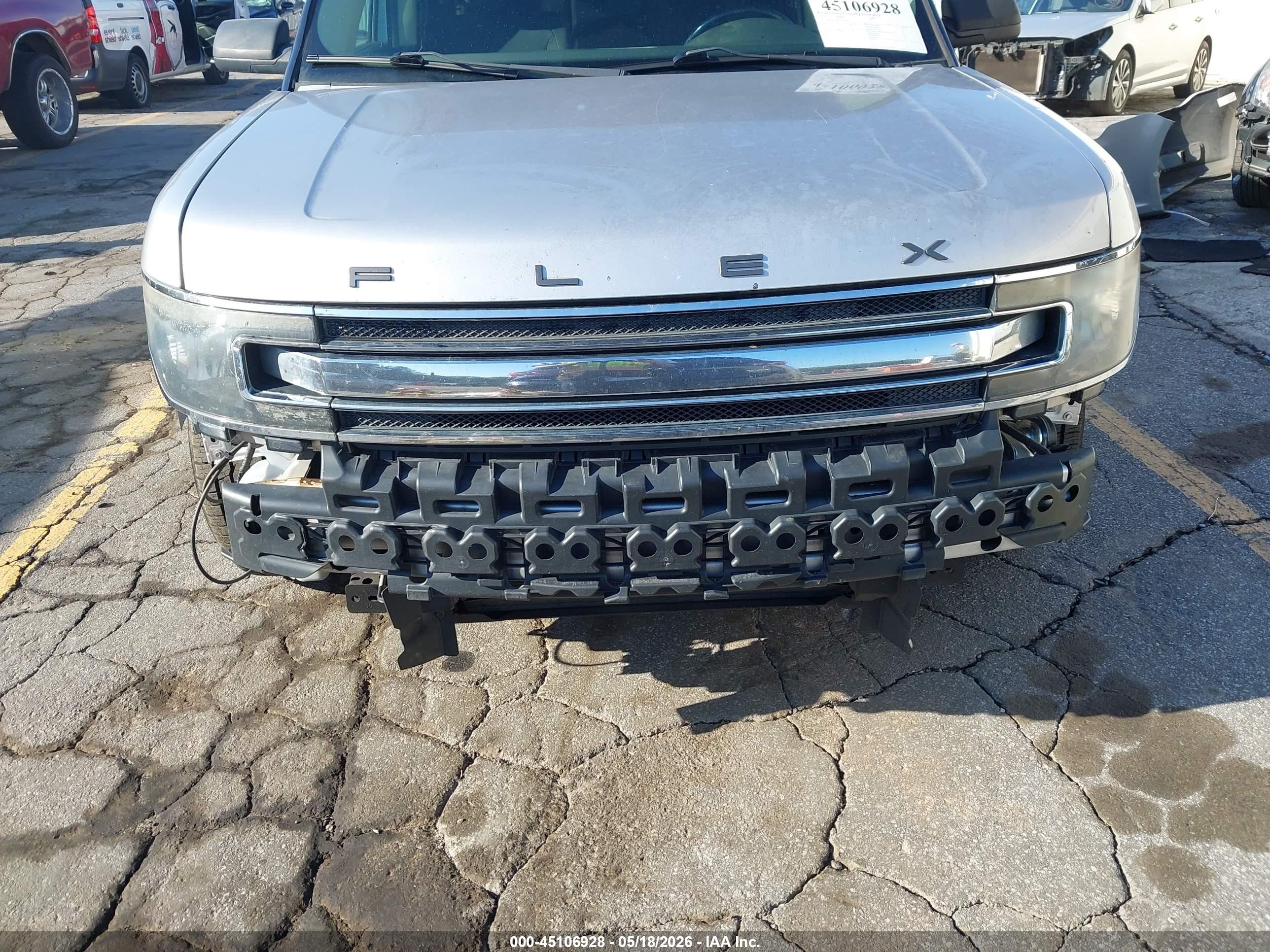 2014 Ford Flex Se Silver vin: 2FMGK5B84EBD16477