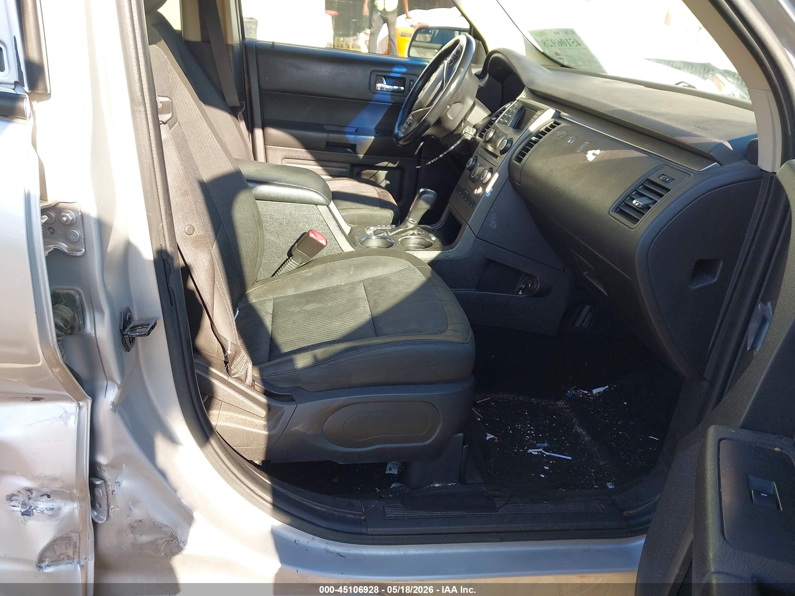 2014 Ford Flex Se Silver vin: 2FMGK5B84EBD16477
