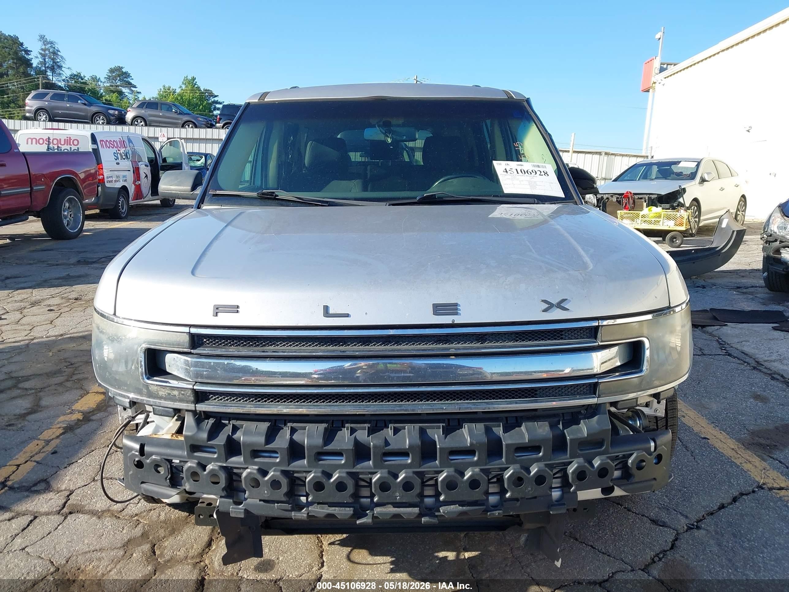 2014 Ford Flex Se Silver vin: 2FMGK5B84EBD16477
