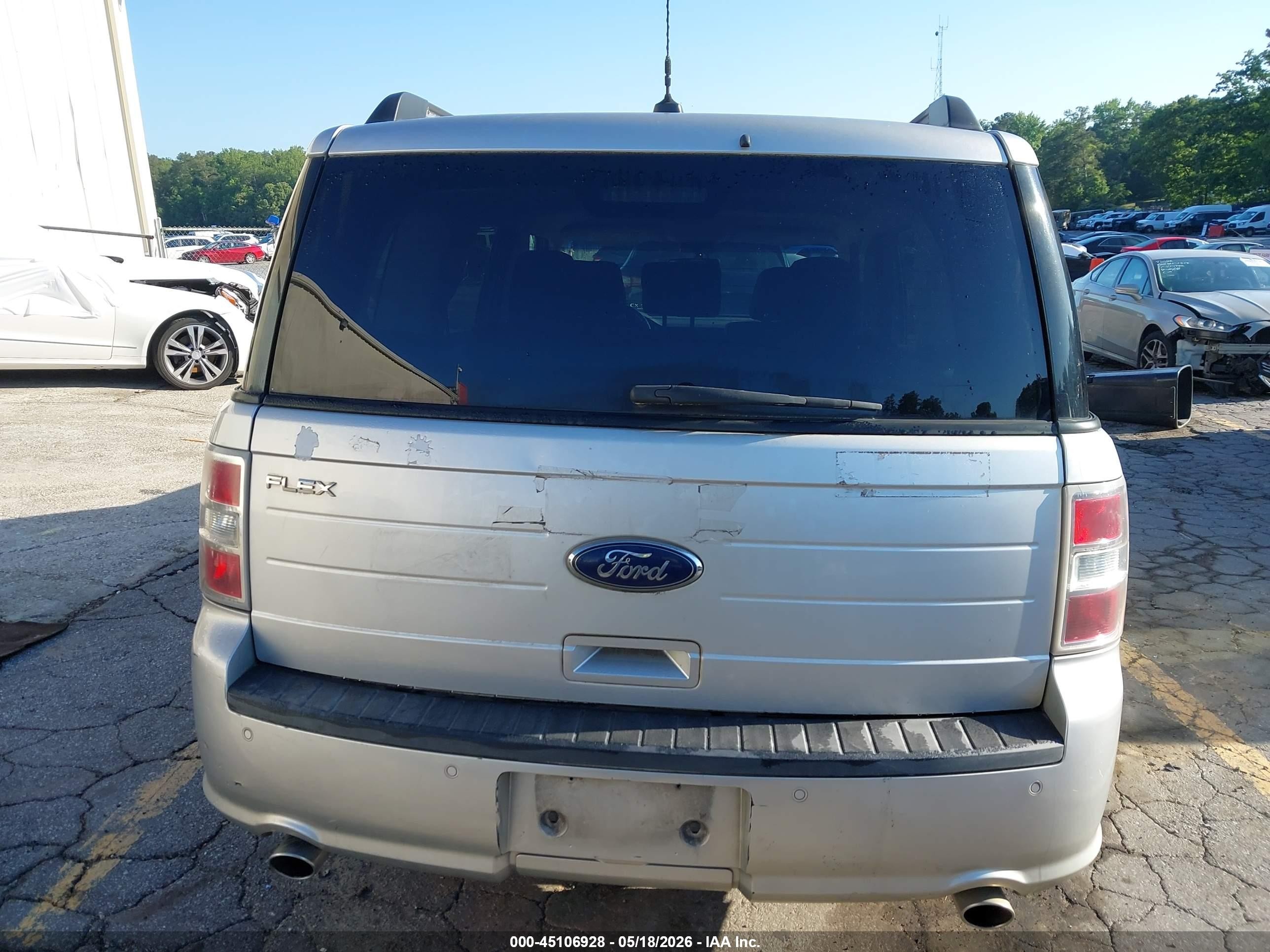 2014 Ford Flex Se Silver vin: 2FMGK5B84EBD16477