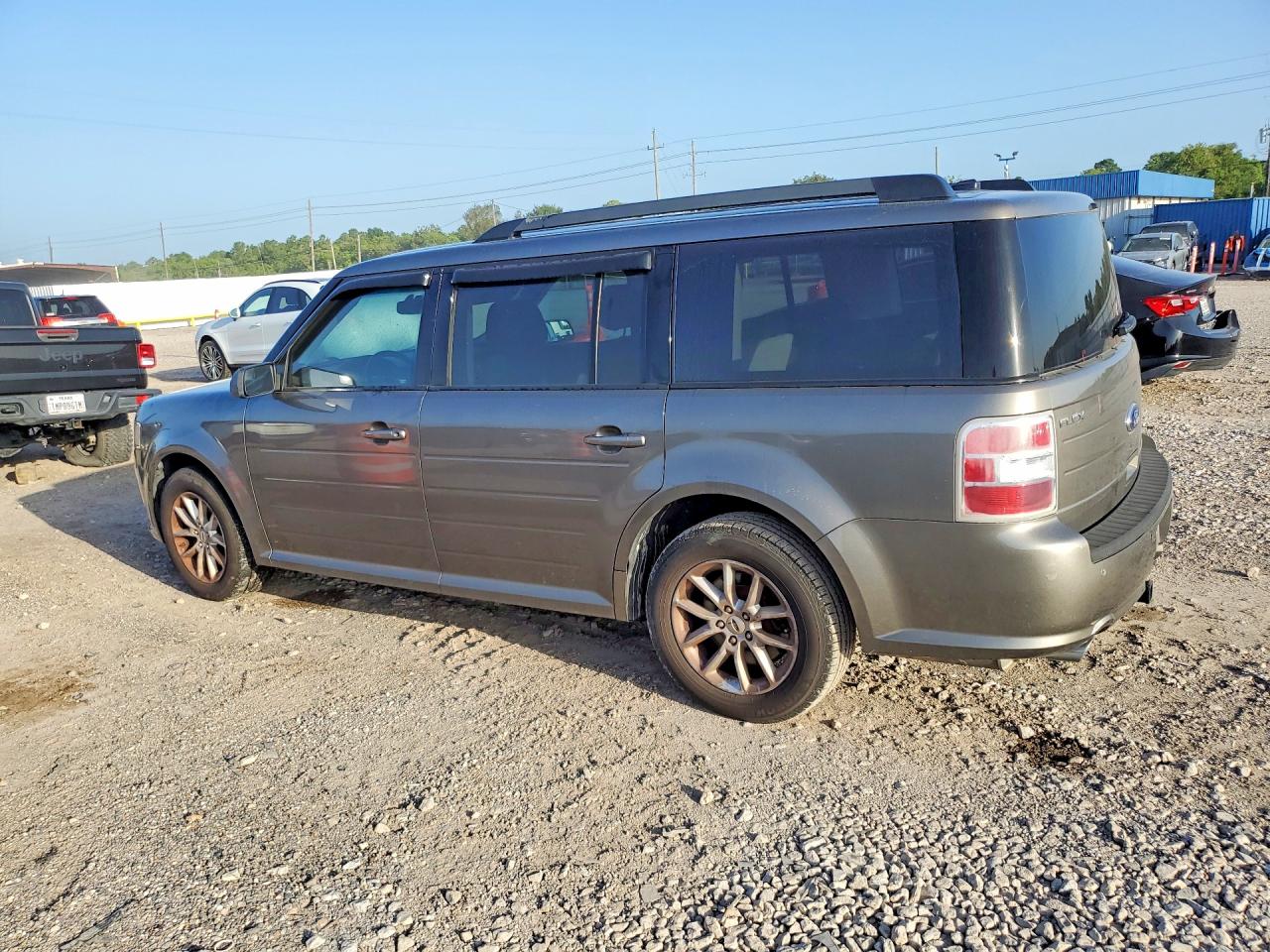 2014 Ford Flex Se Gray vin: 2FMGK5B84EBD22022