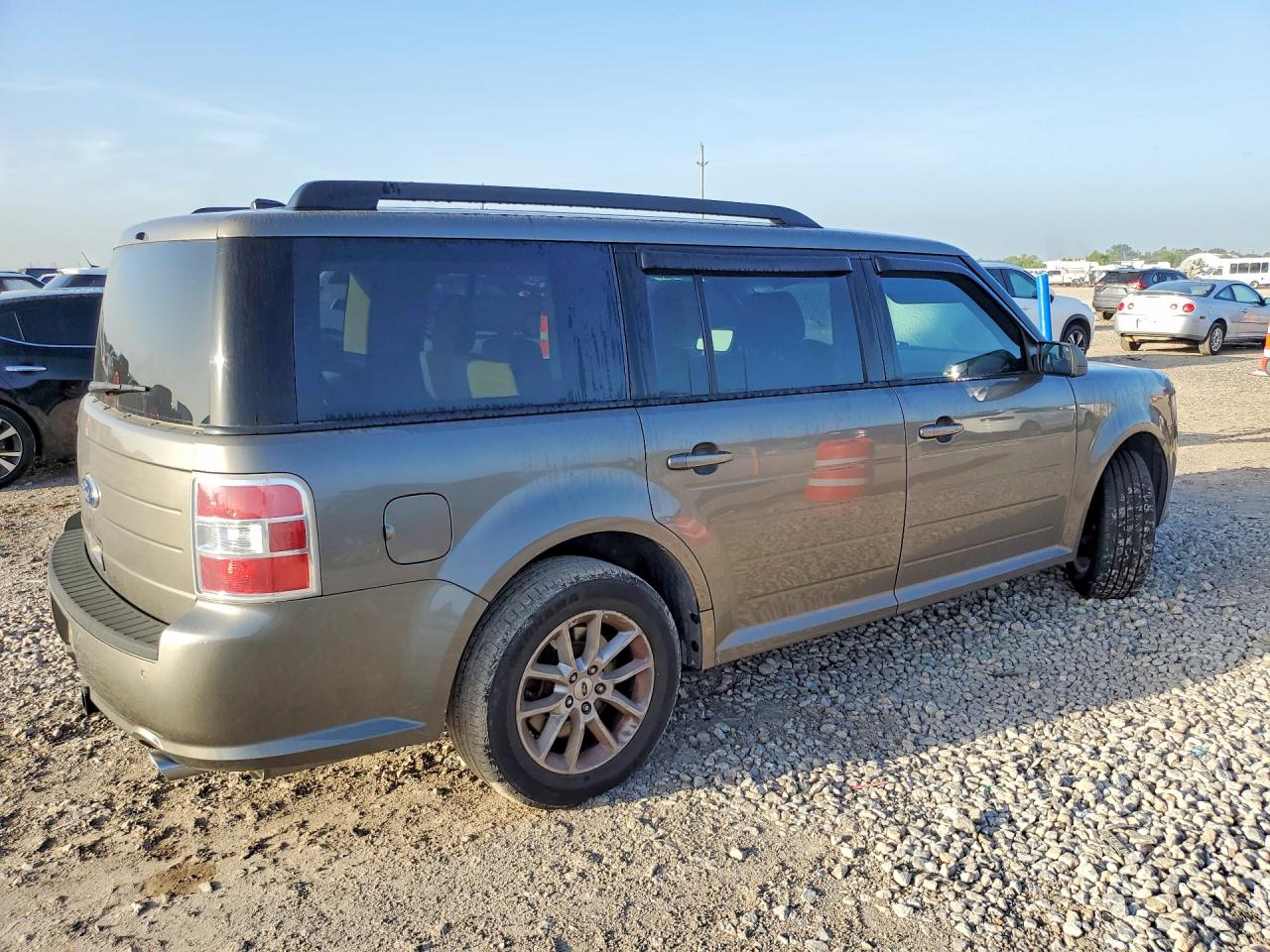 2014 Ford Flex Se Gray vin: 2FMGK5B84EBD22022