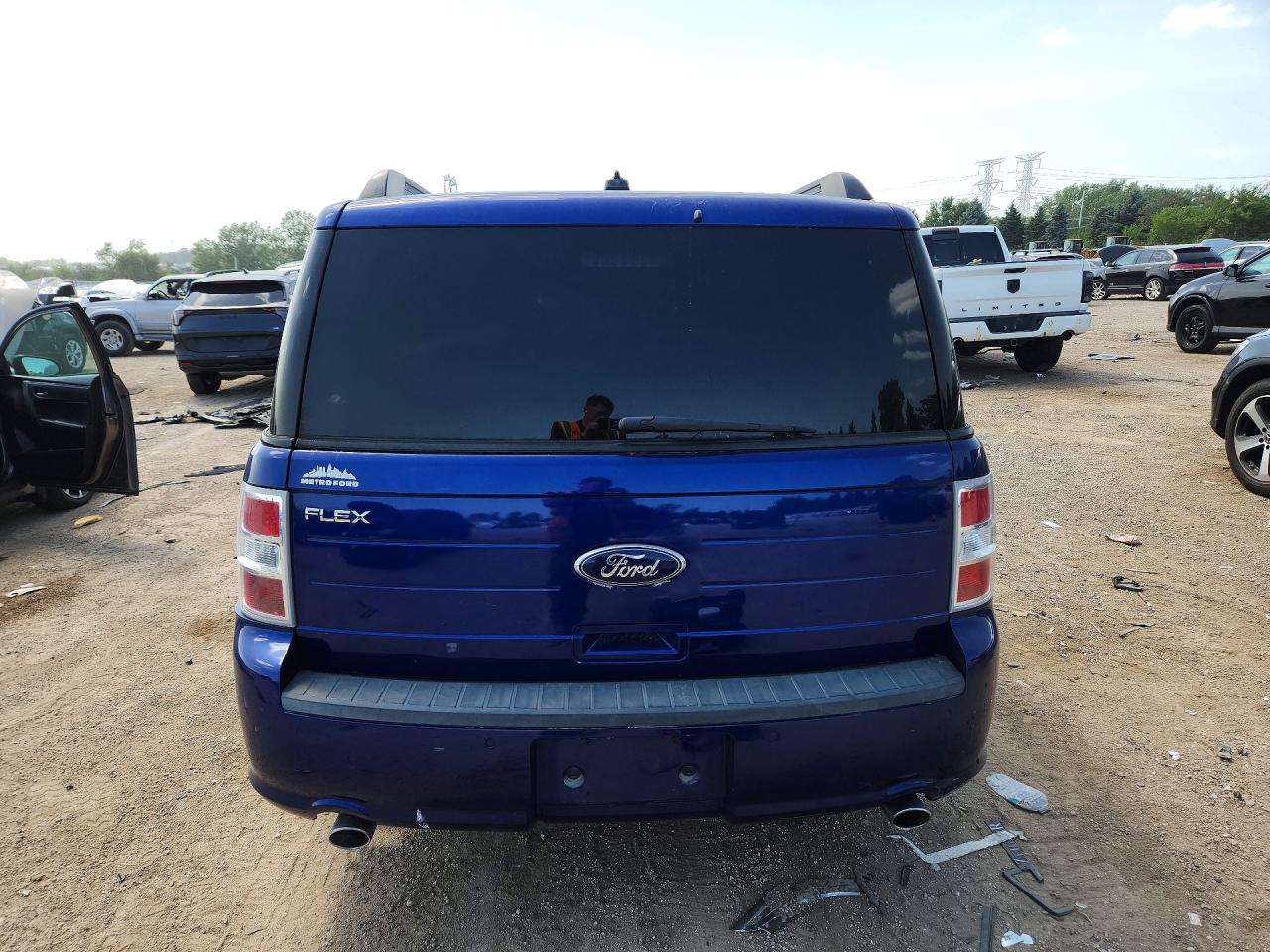 2013 Ford Flex Se Blue vin: 2FMGK5B85DBD17121